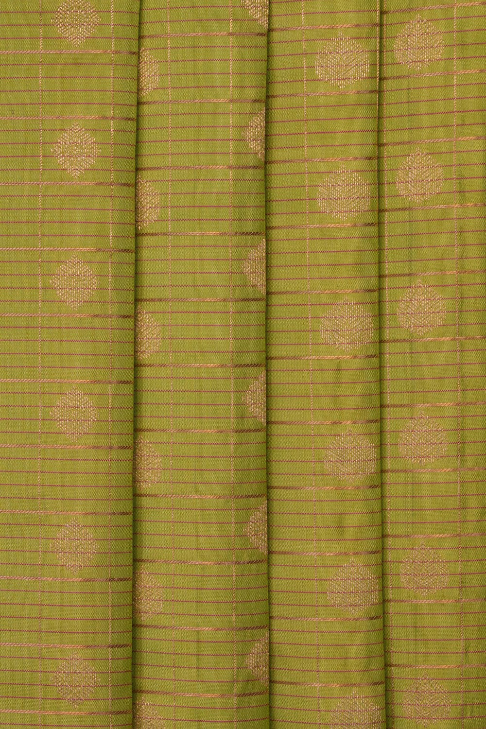 Image of Sage Green South Silk Saree