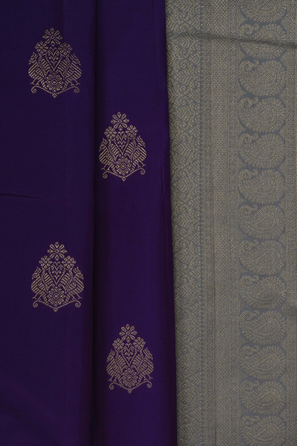 Image of Purple South Silk Saree