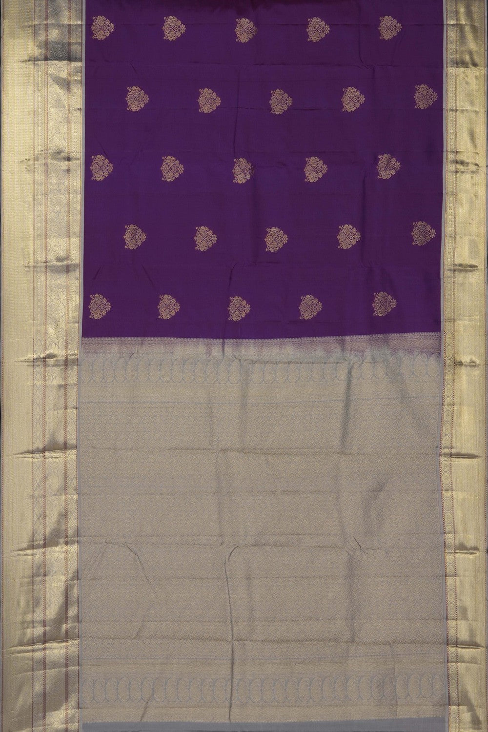 Image of Purple South Silk Saree