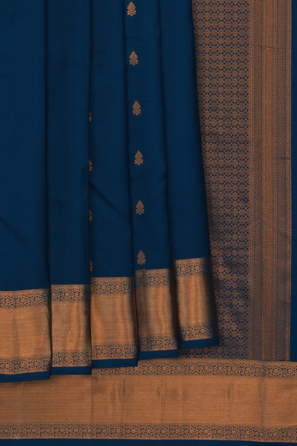 Image of Blue South Silk Saree