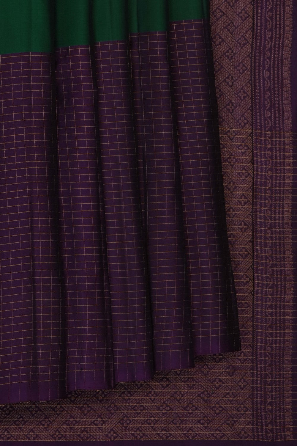 Image of Green South Silk Saree
