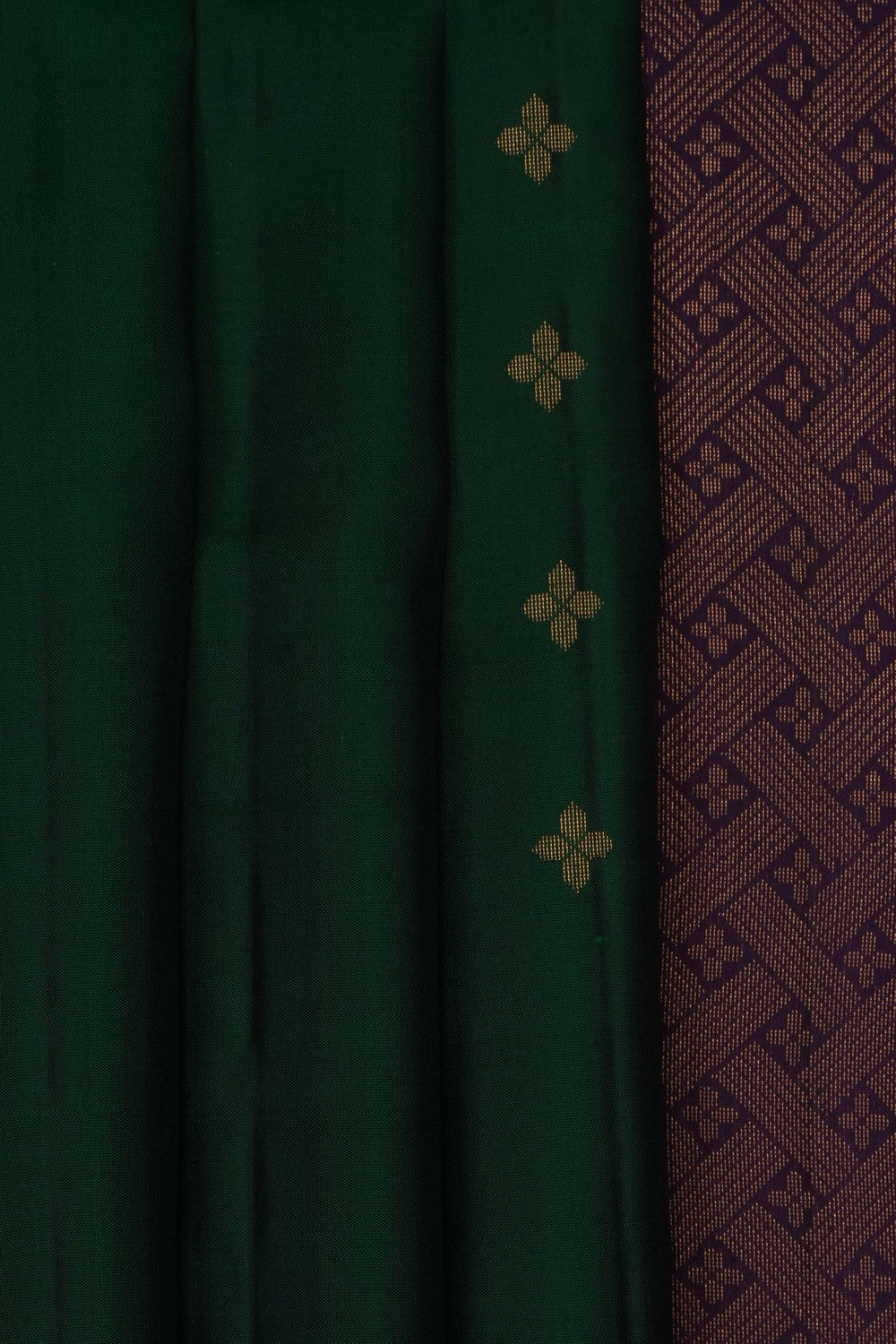 Image of Green South Silk Saree
