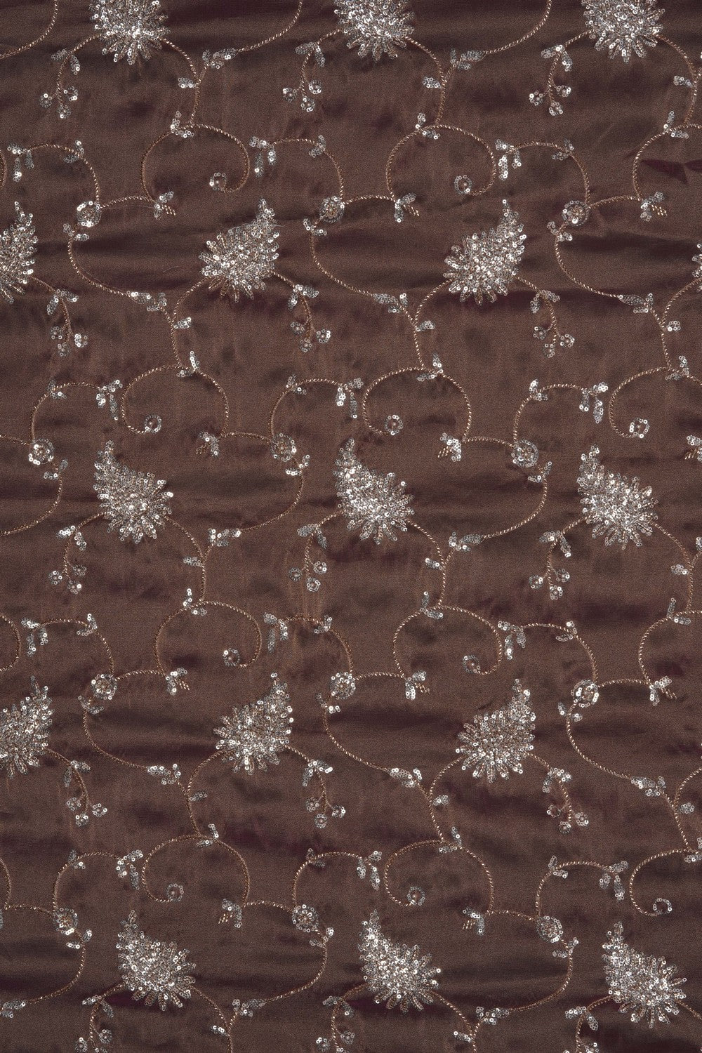 Image of Pink Tissue Silk Embroidery Saree