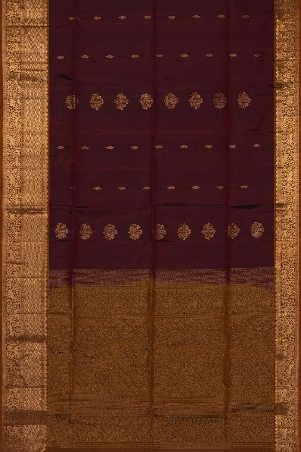 Image of Maroon South Silk Saree