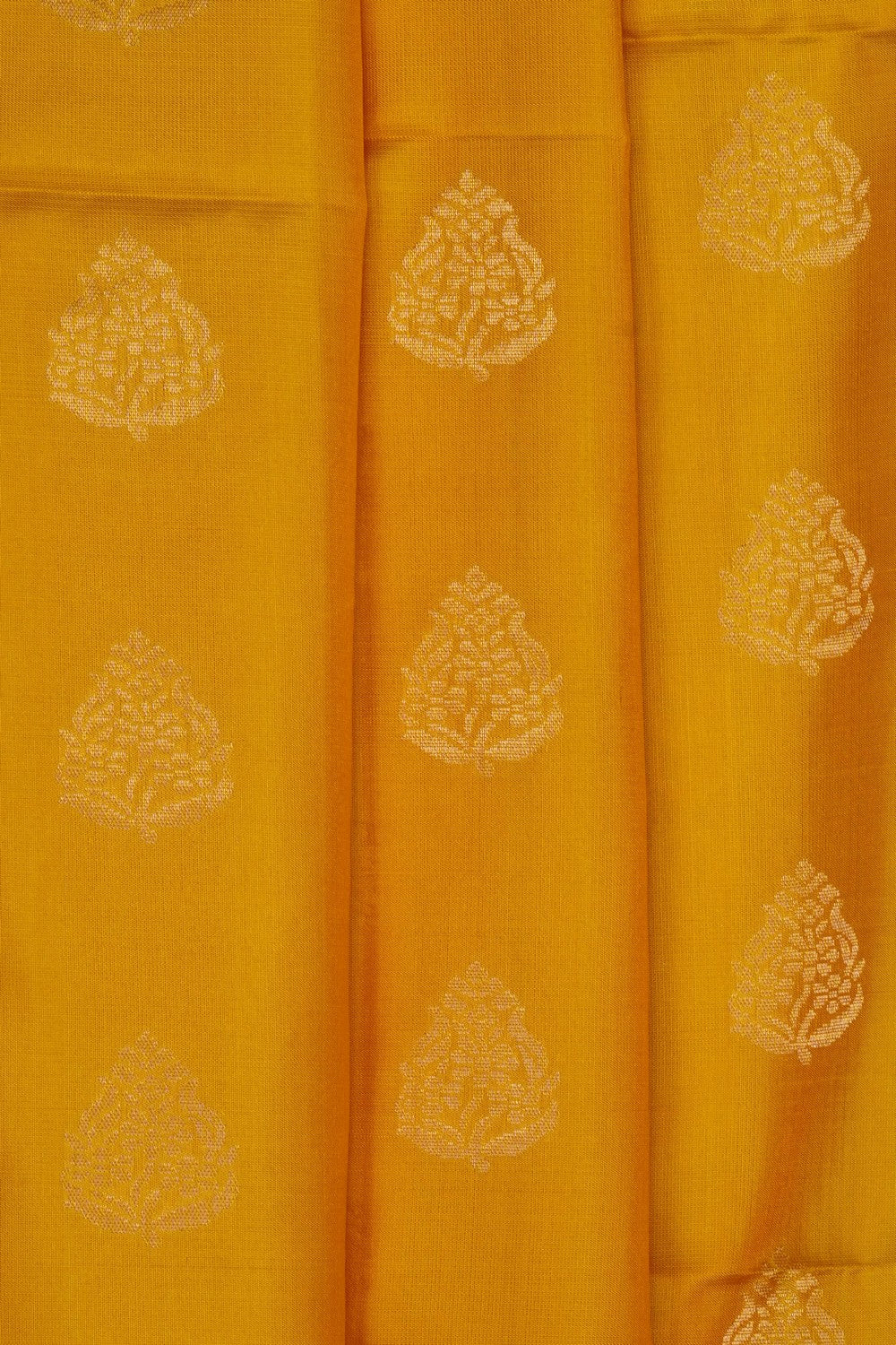 Image of Sunshine Yellow South Silk Saree