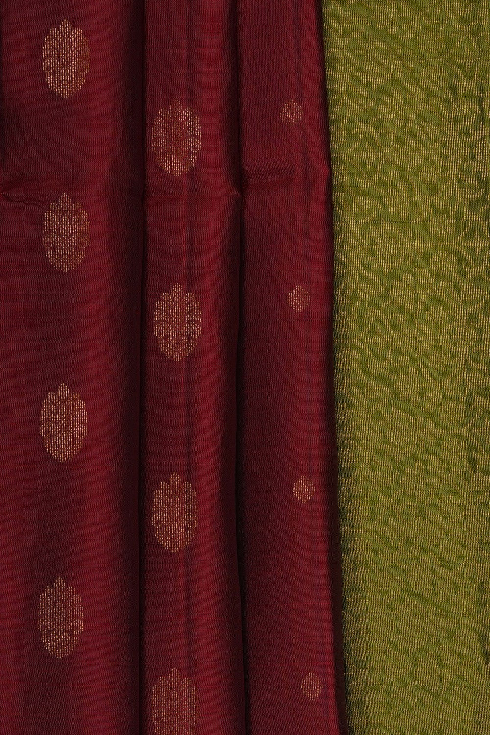 Image of Maroon South Silk Saree