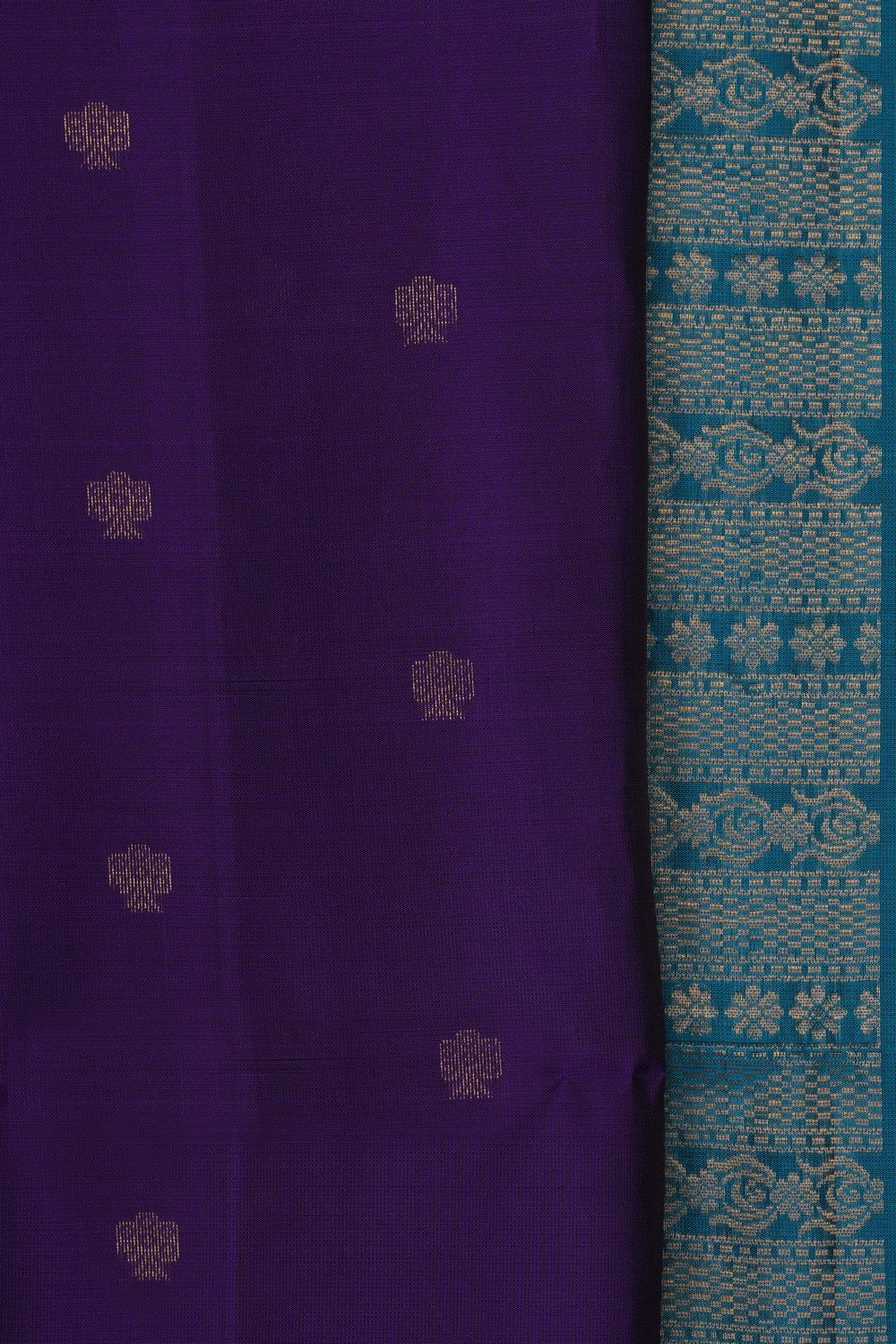 Image of Royal Purple South Silk Saree