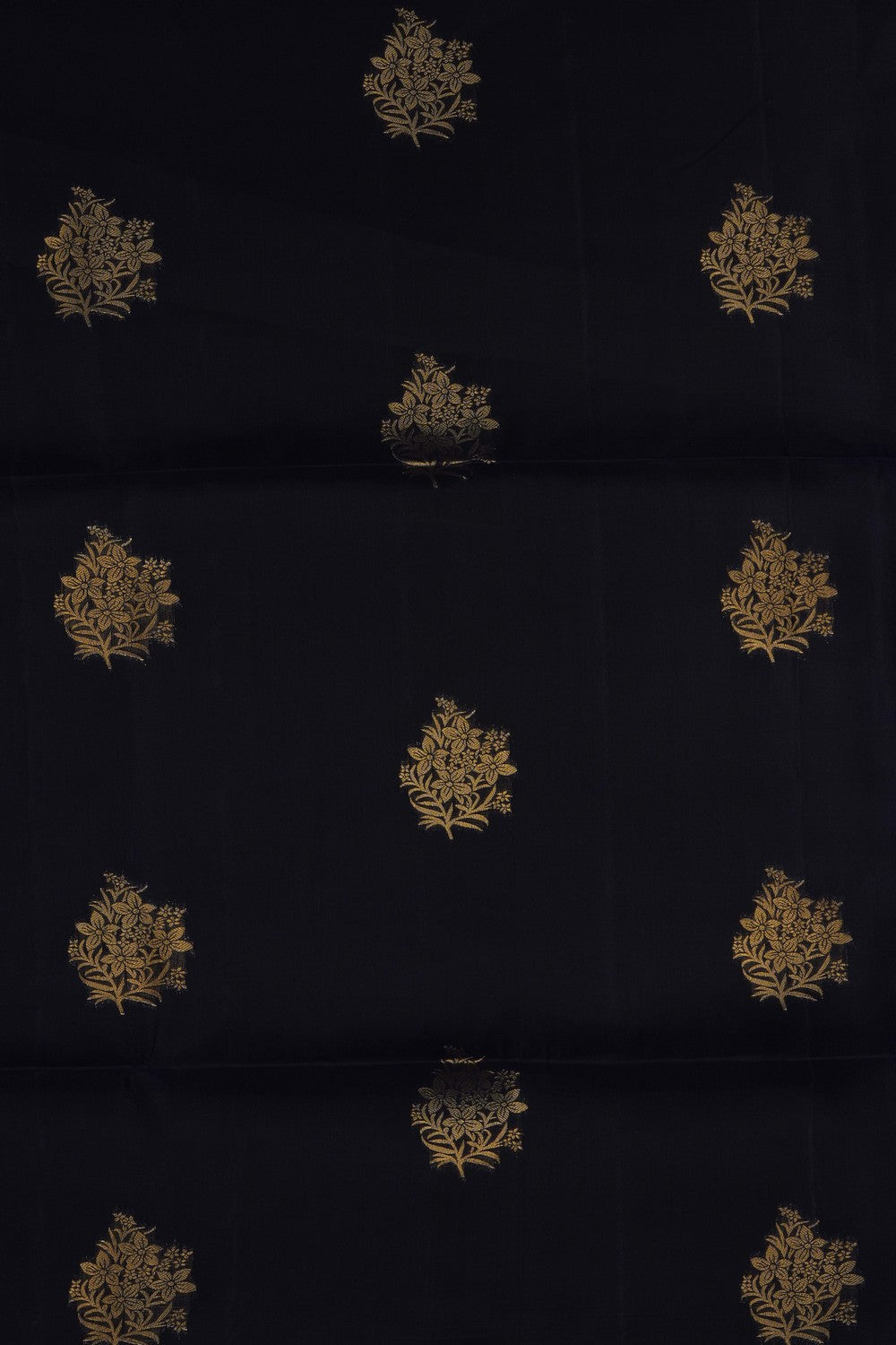 Image of Navy Blue South Silk Saree