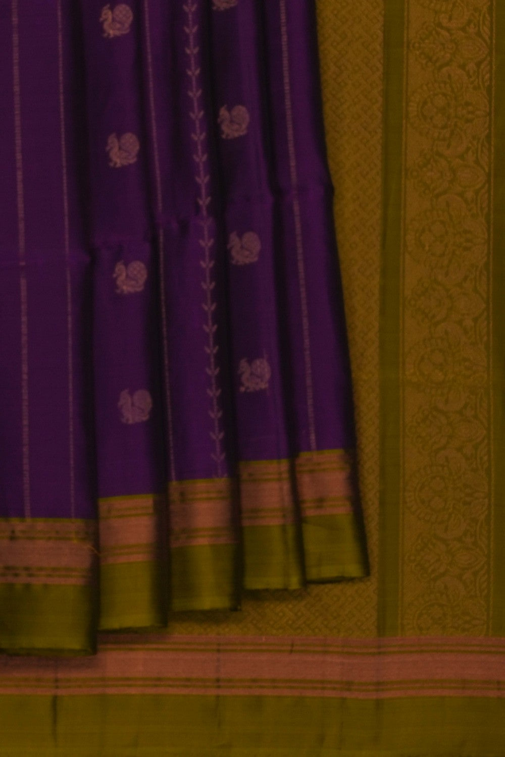 Image of Purple South Silk Saree