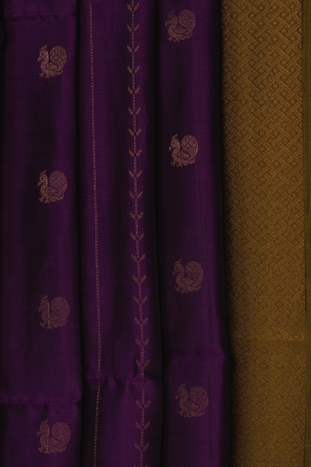Image of Purple South Silk Saree