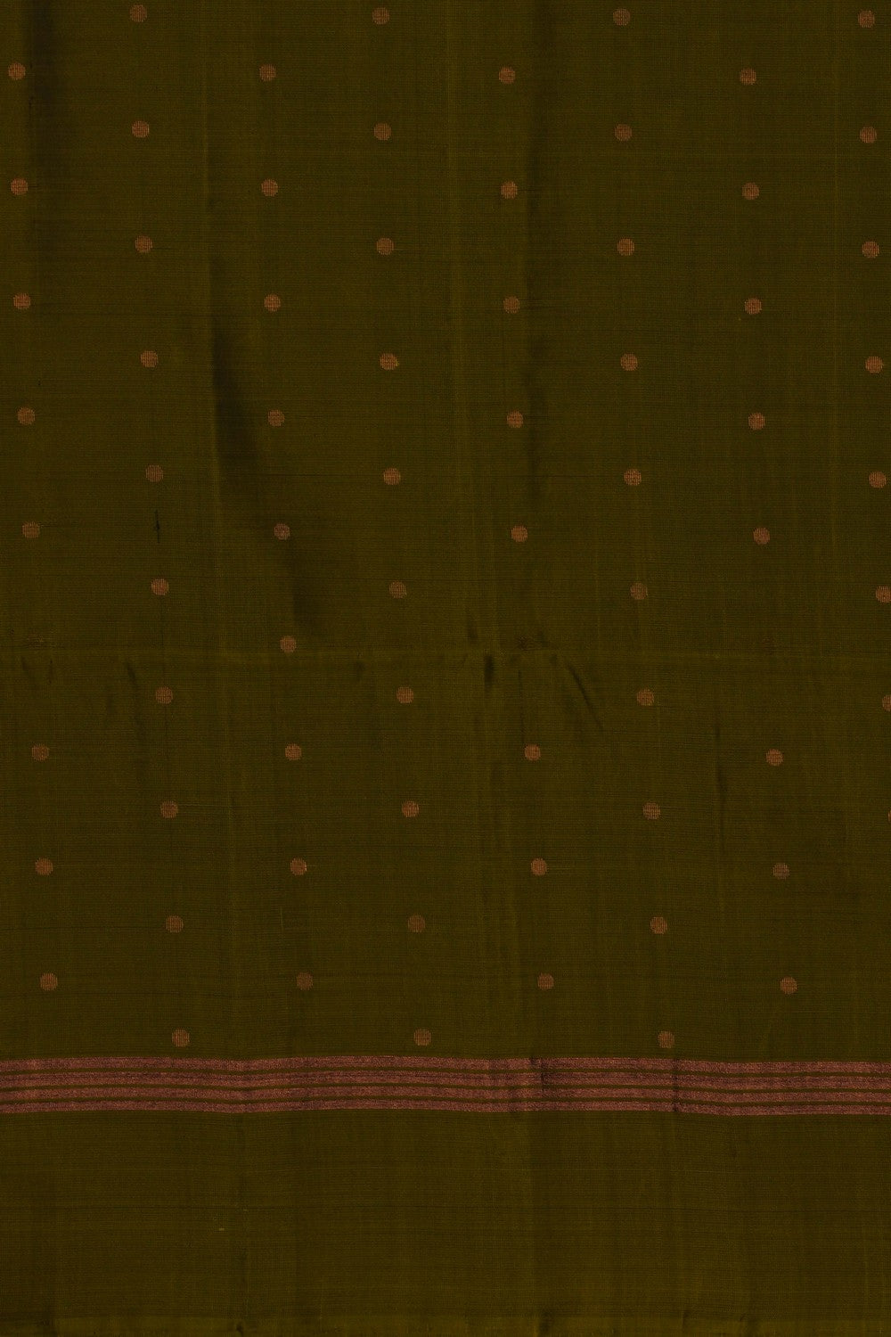 Image of Bottle Green South Silk Saree