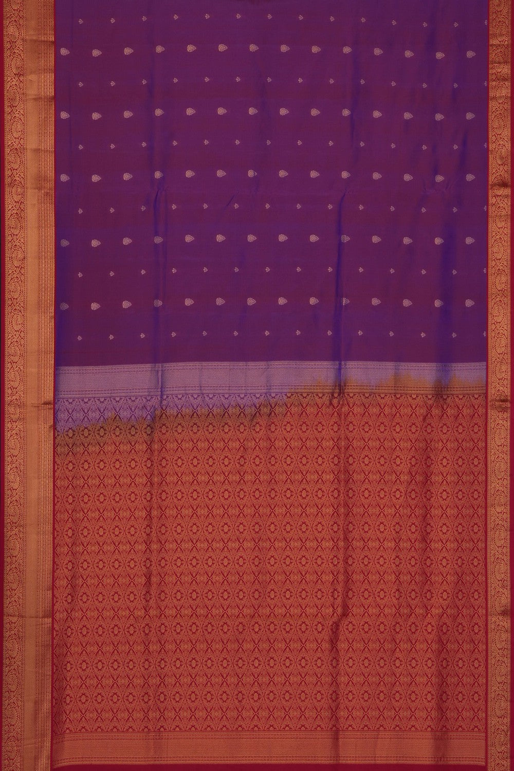Image of Purple South Silk Saree