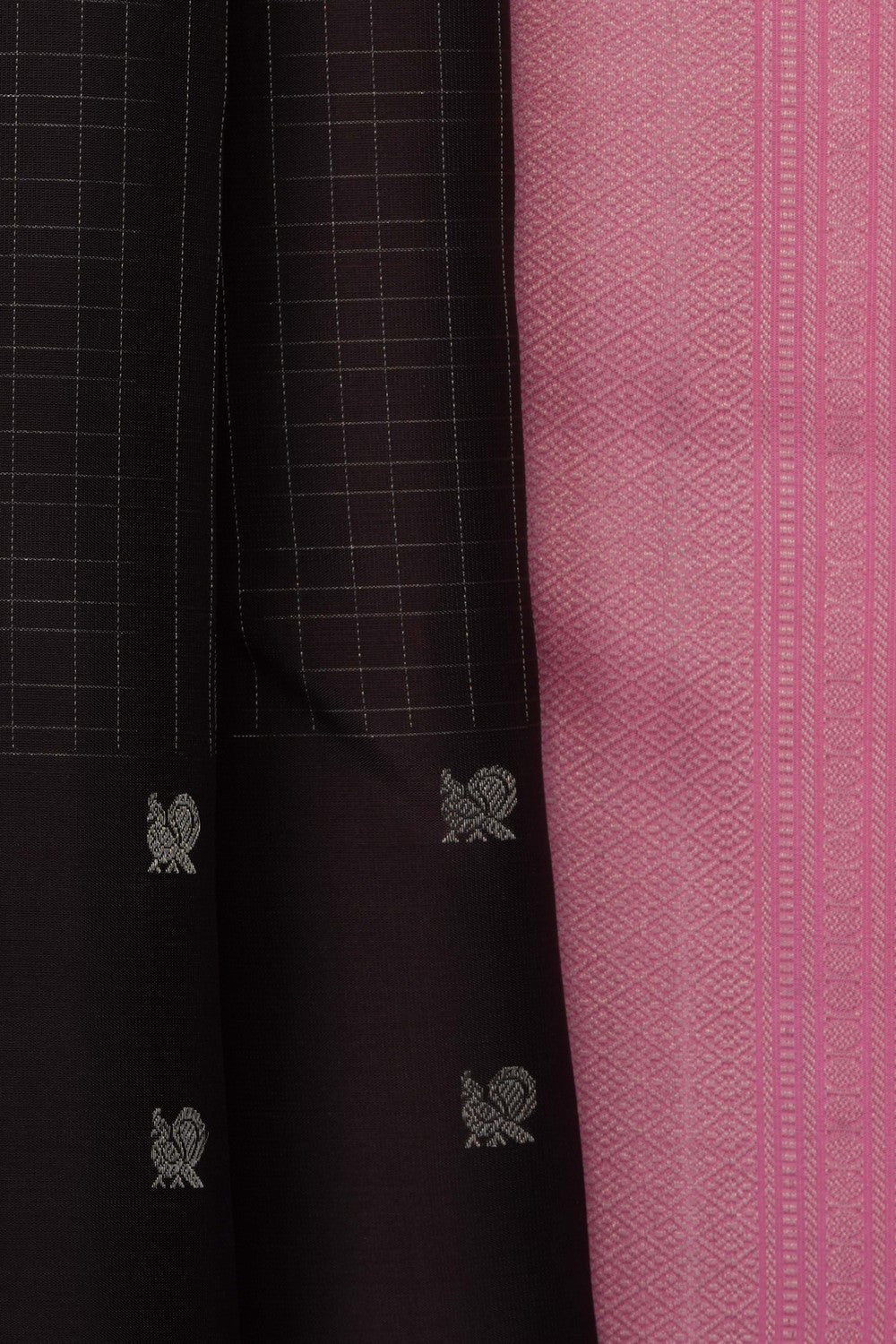 Image of Brown South Silk Saree