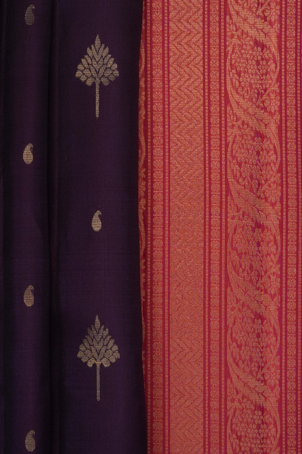 Image of Violet South Silk Saree