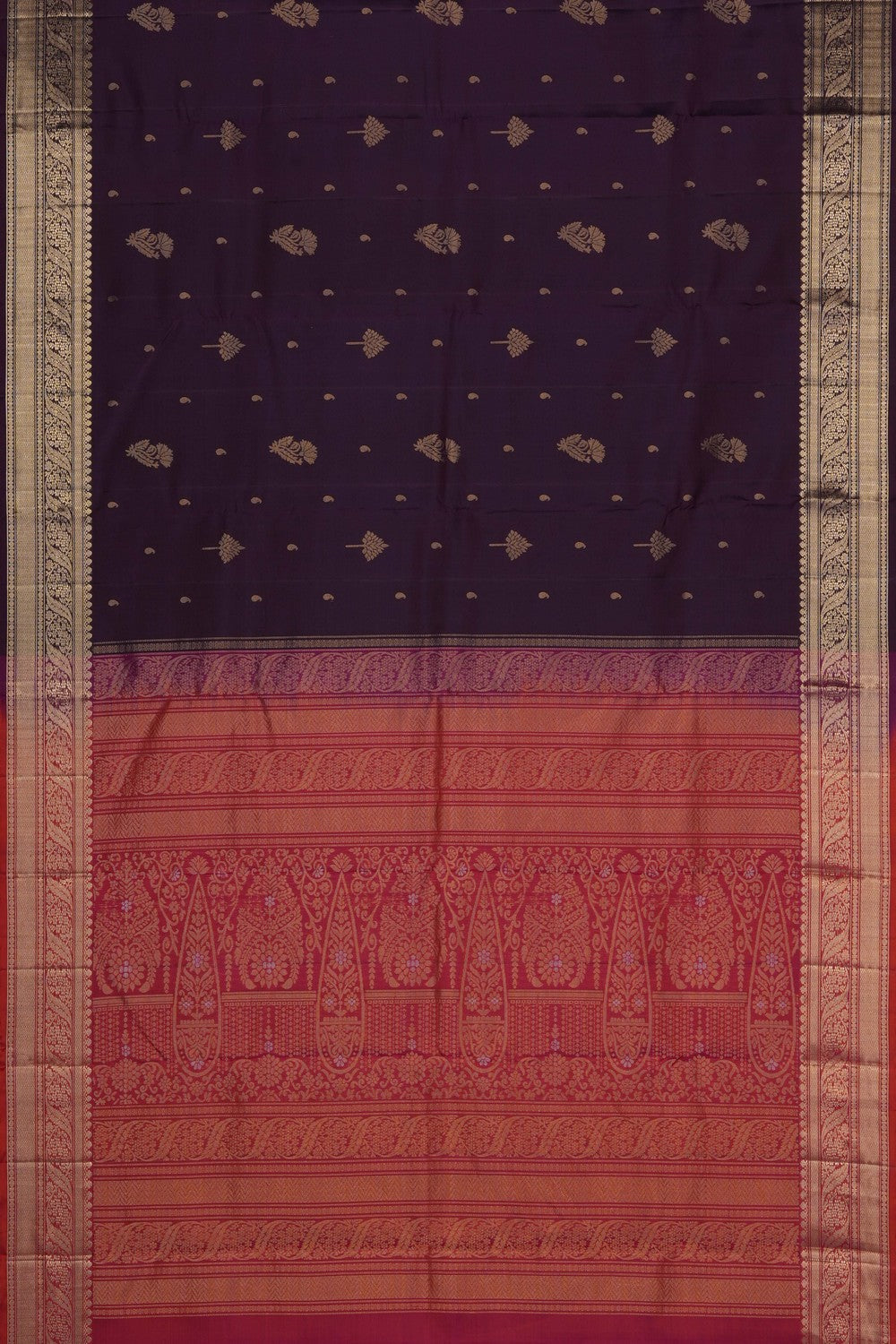 Image of Violet South Silk Saree