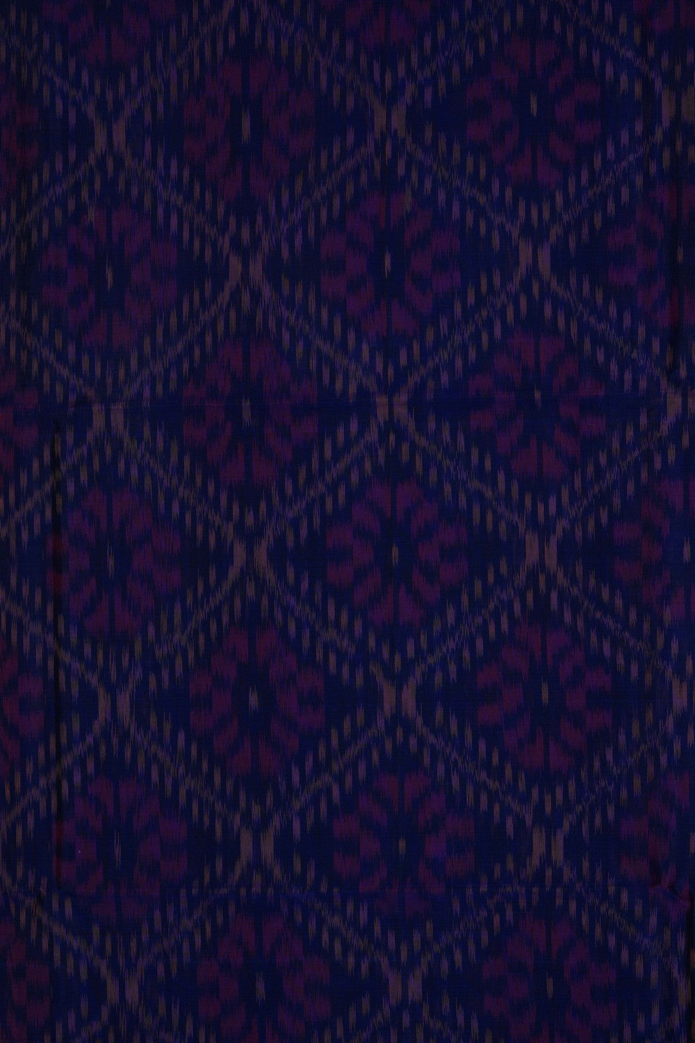 Image of South Silk-Cotton Ikat Fusion Saree