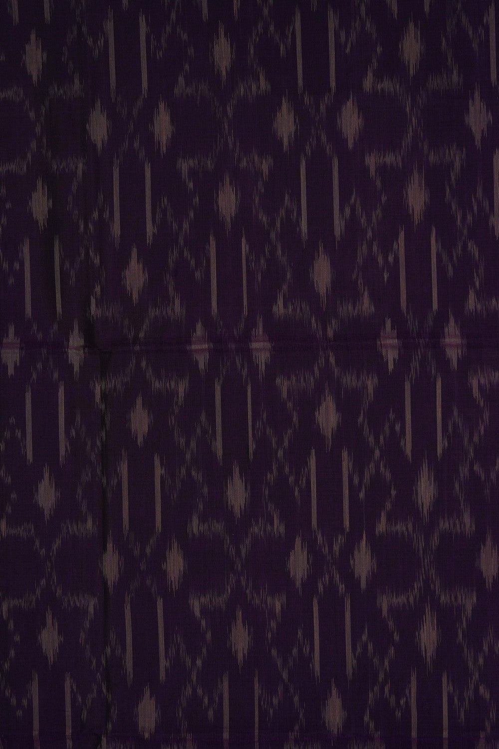 Image of South Silk-Cotton Ikat Fusion Saree