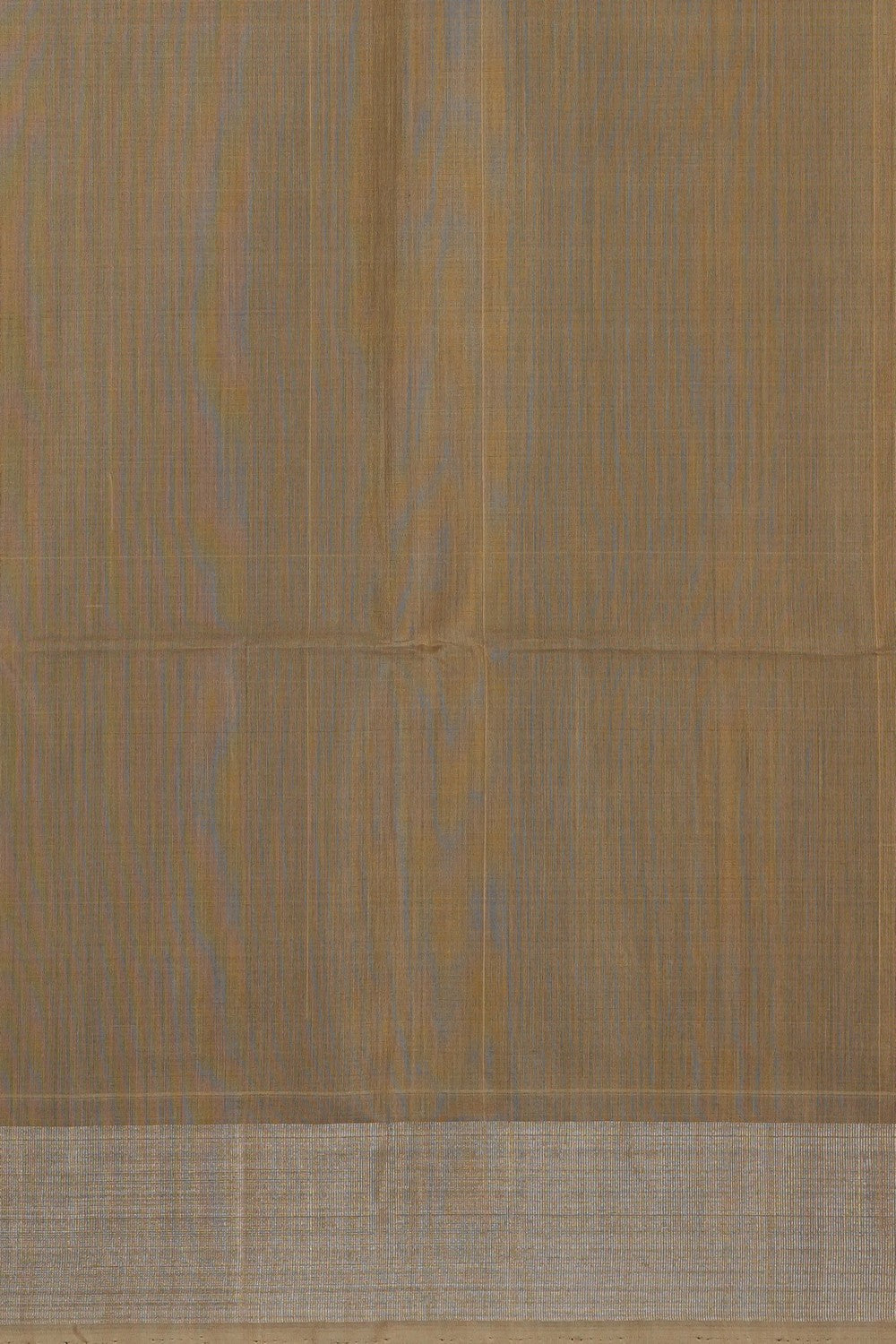 Image of South Silk-Cotton Ikat Fusion Saree