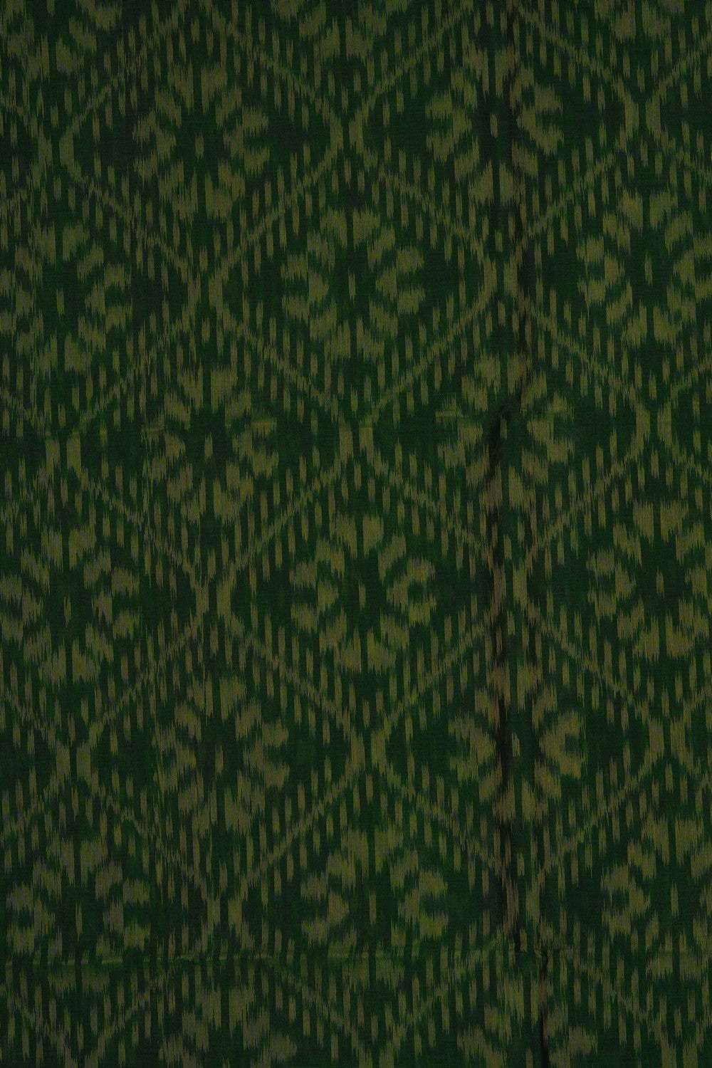 Image of South Silk-Cotton Ikat Fusion Saree