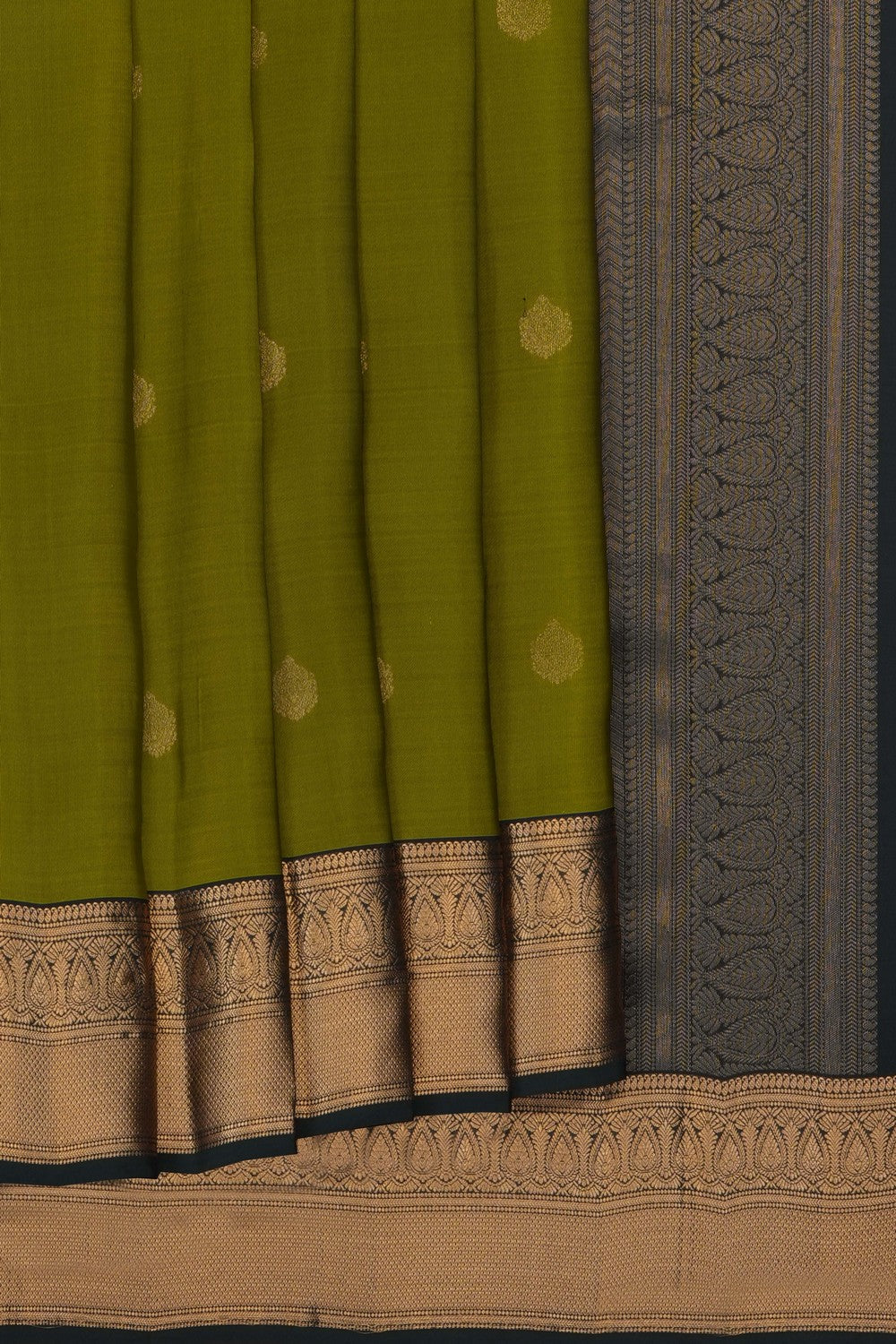 Image of Green South Silk Saree