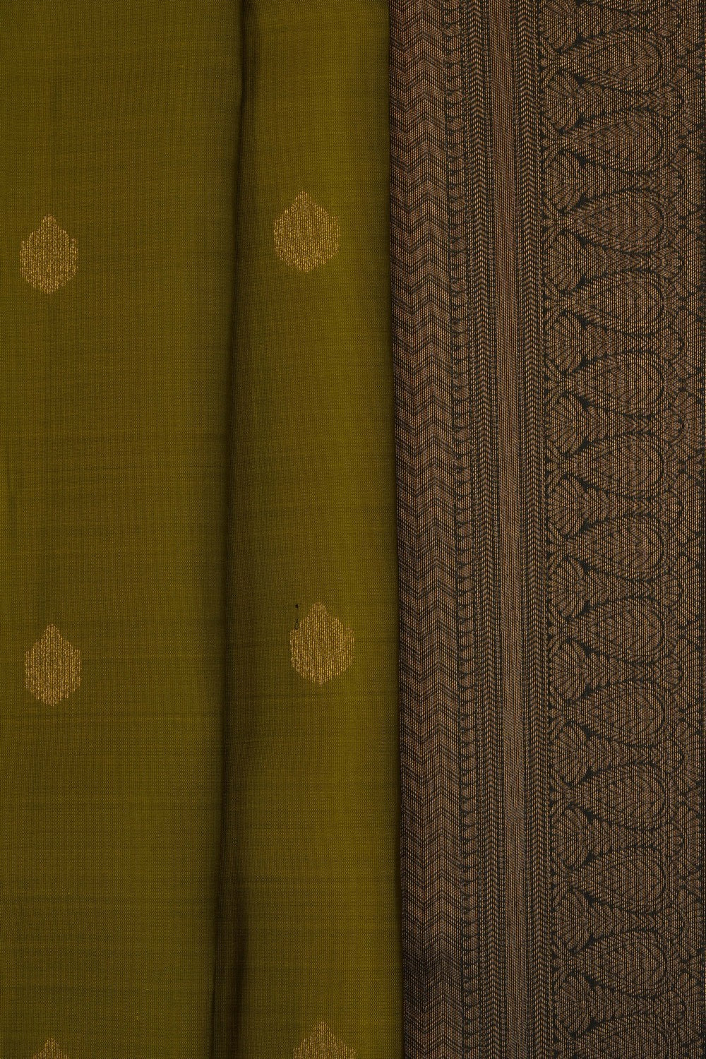 Image of Green South Silk Saree