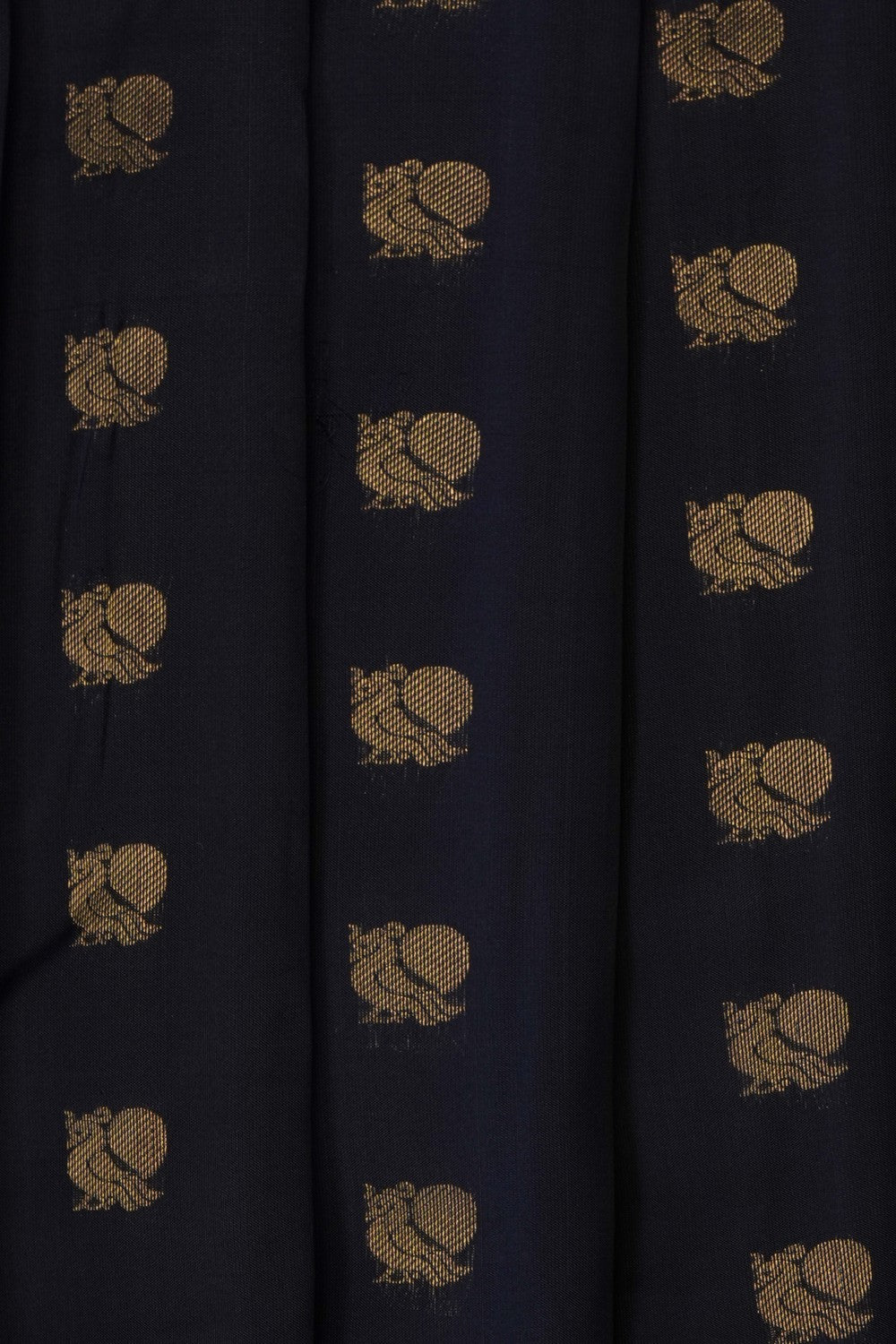 Image of Navy Blue South Silk Saree