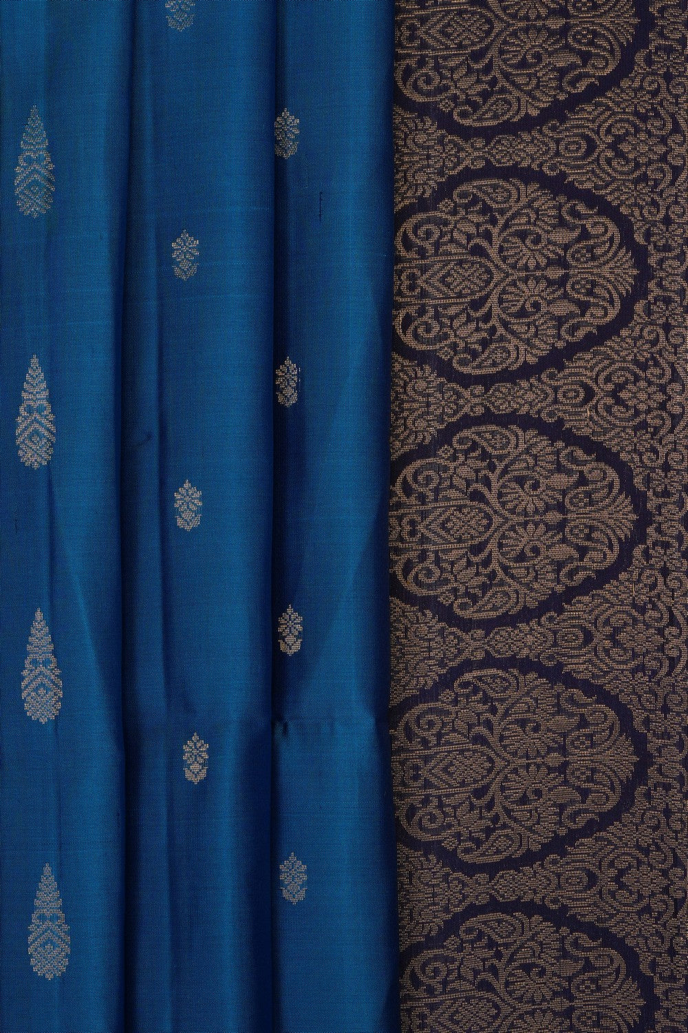 Image of Blue South Silk Saree
