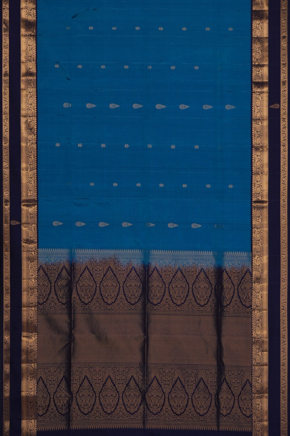 Image of Blue South Silk Saree