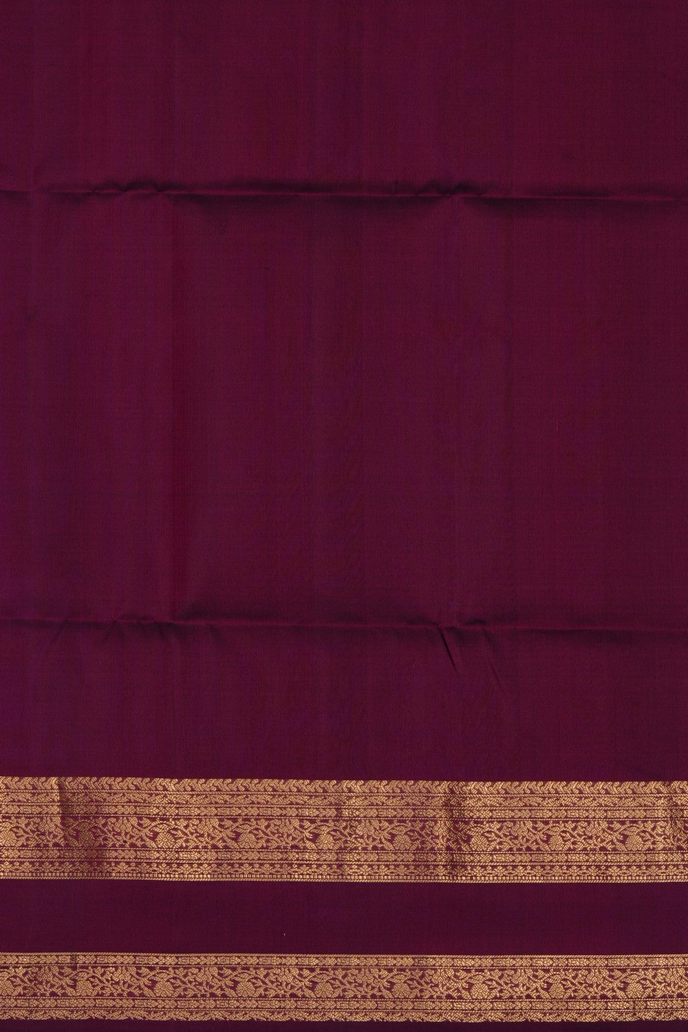 Image of Coral Orange South Silk Saree