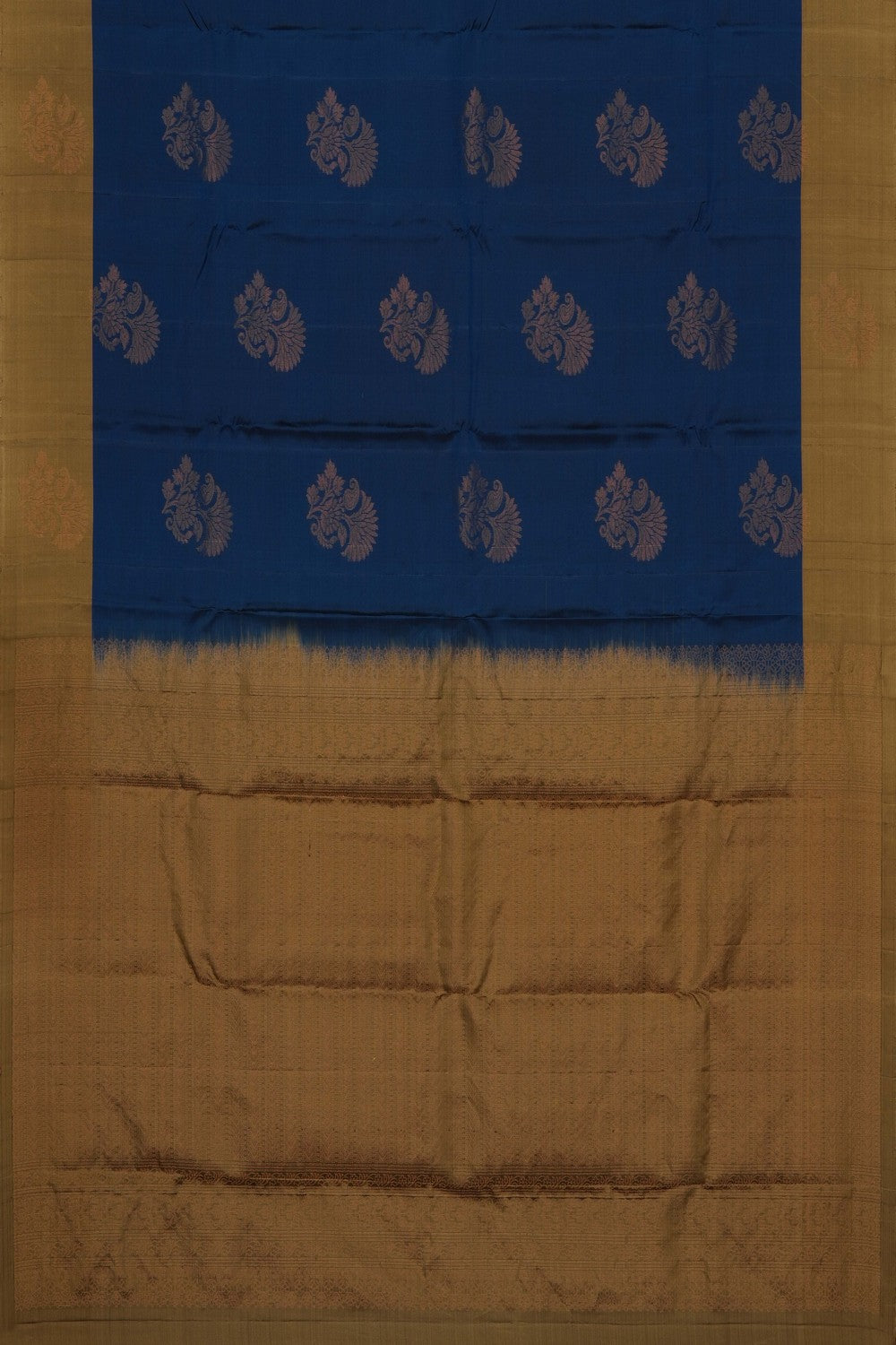 Image of Blue South Silk Saree