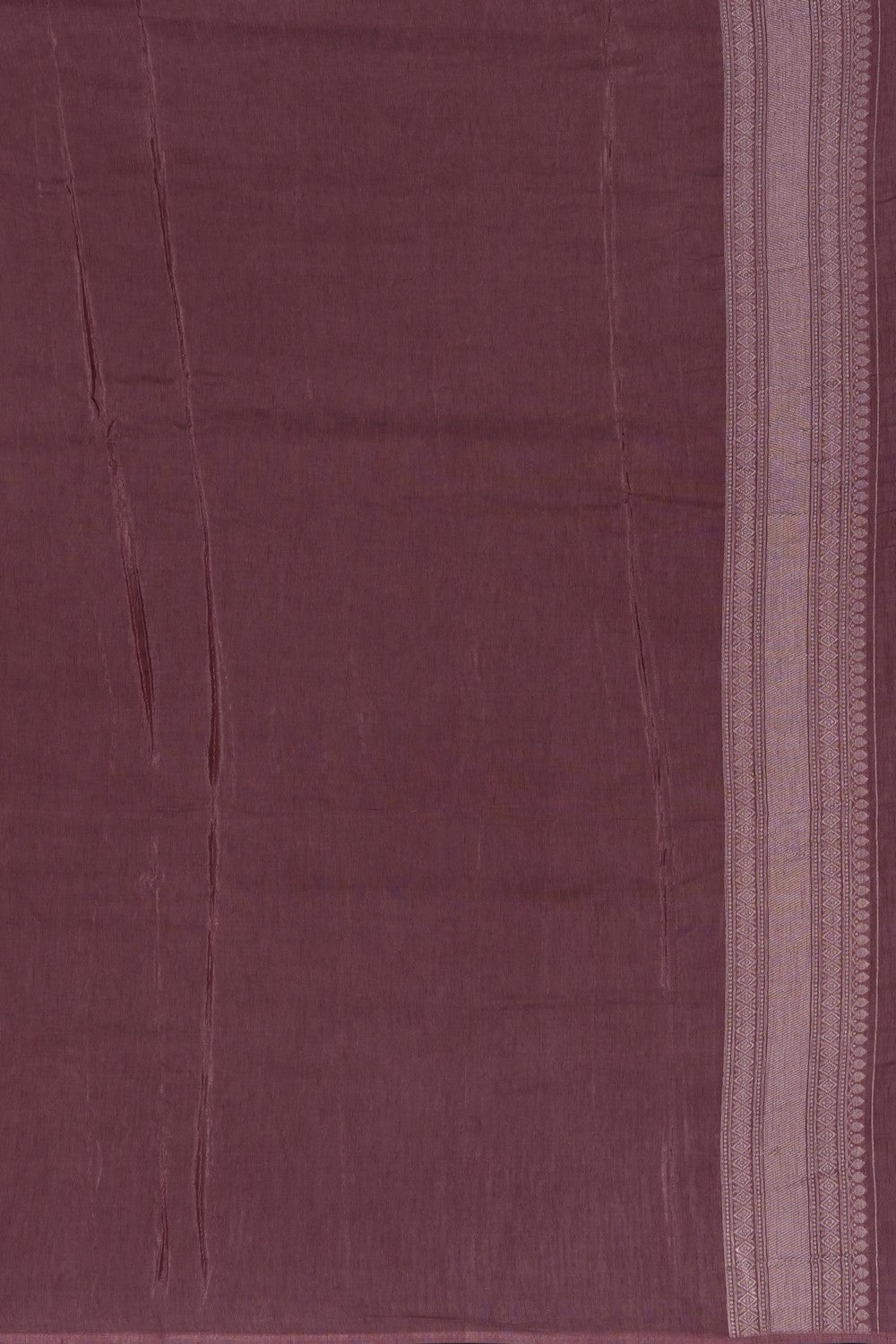 Image of Brown Banarasi Chiniya Silk Saree