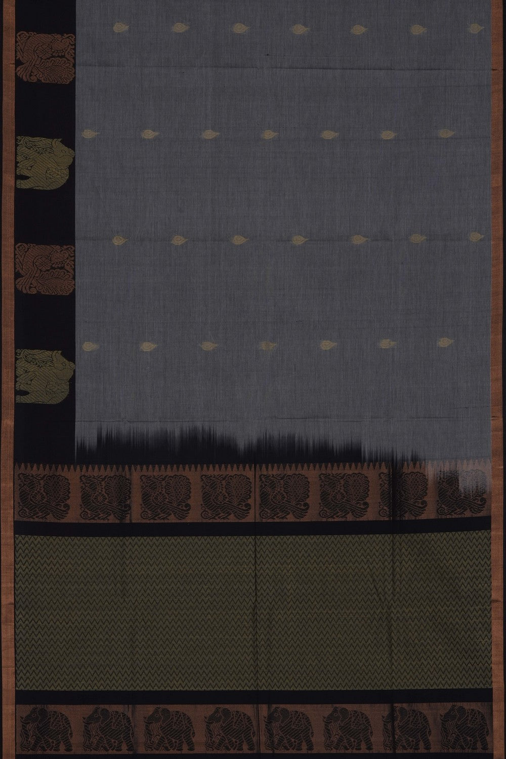 Image of South Cotton Grey Saree