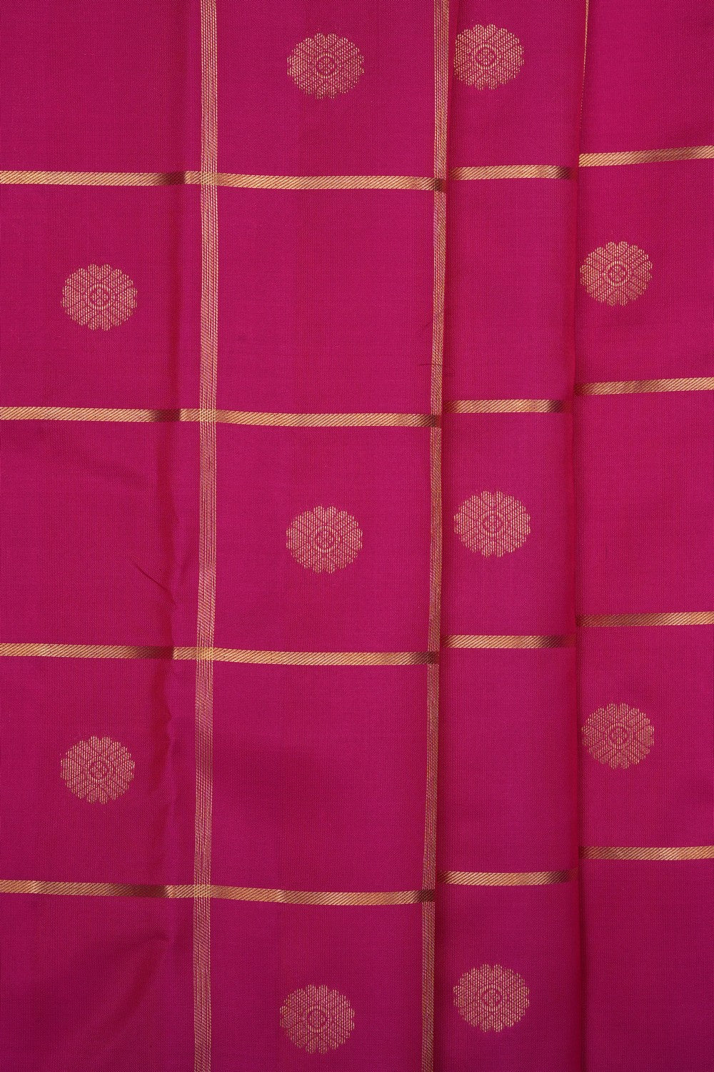 Image of Pink South Silk Kattam Saree