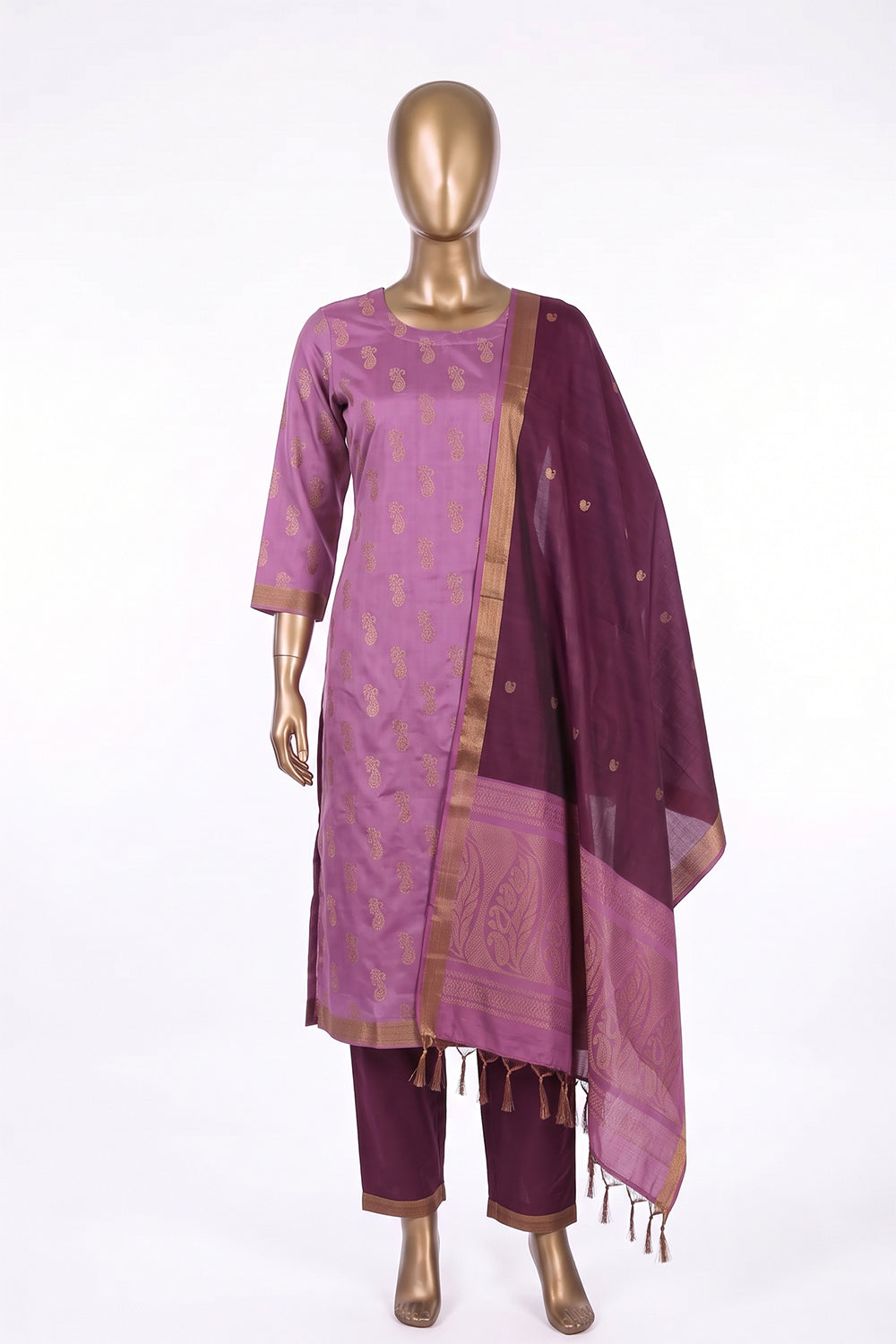 Image of Unstitched Suit Set Fabric (3 Pcs Set)