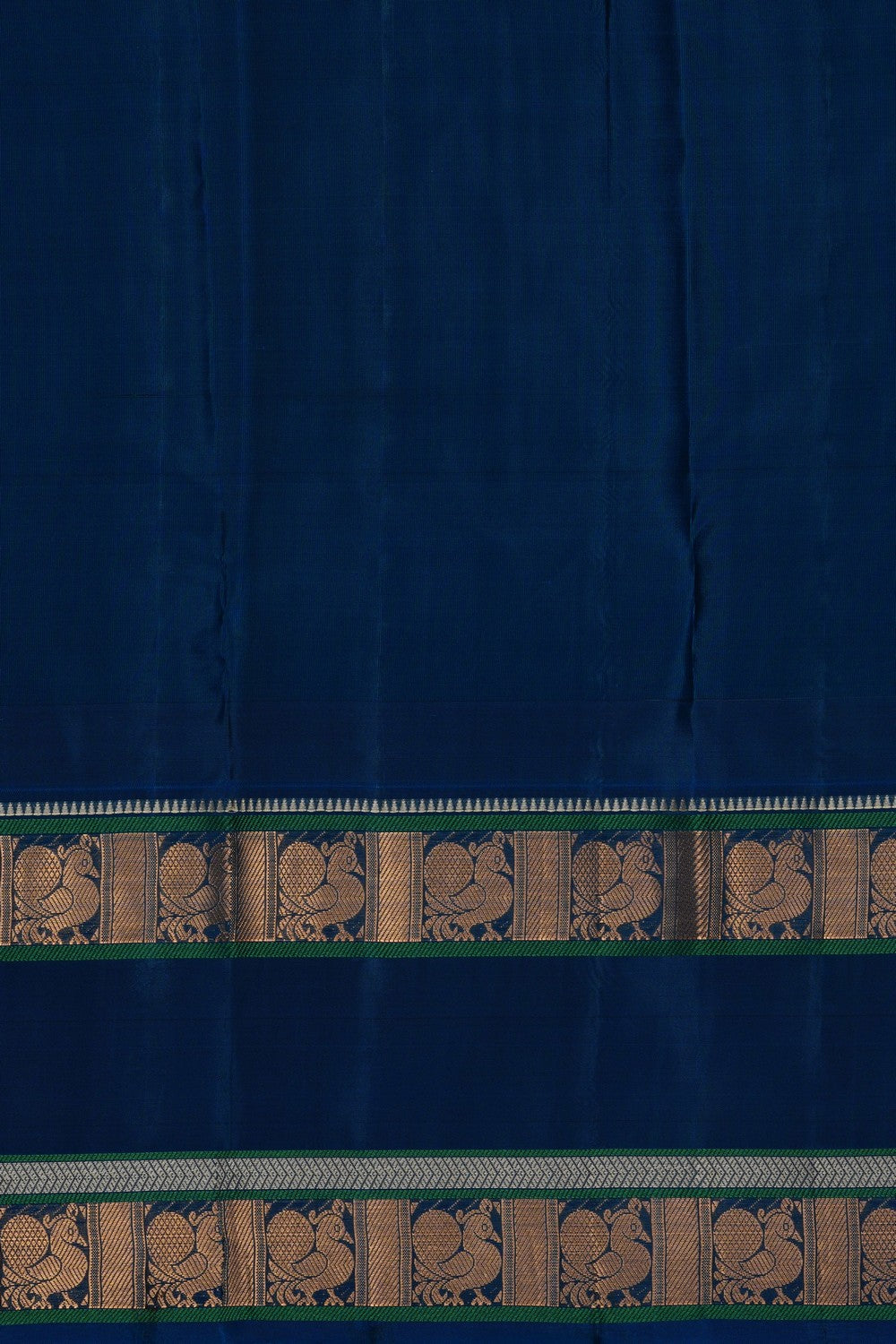 Image of Green South Silk Kattam Saree