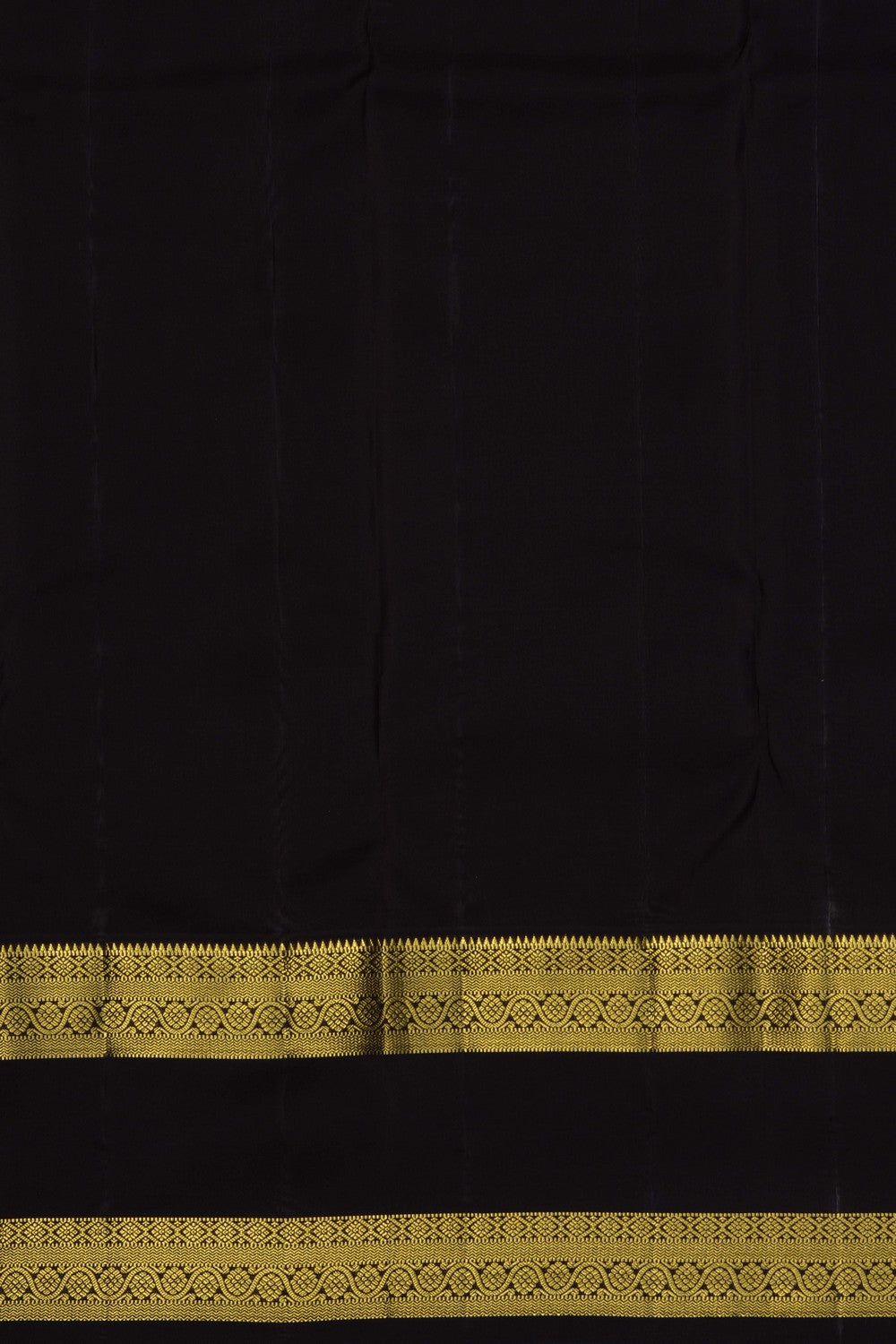 Image of Teal-Blue South Silk Kattam Saree