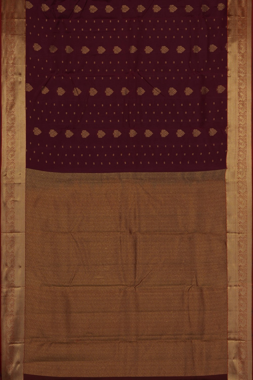 Image of Maroon South Silk Saree
