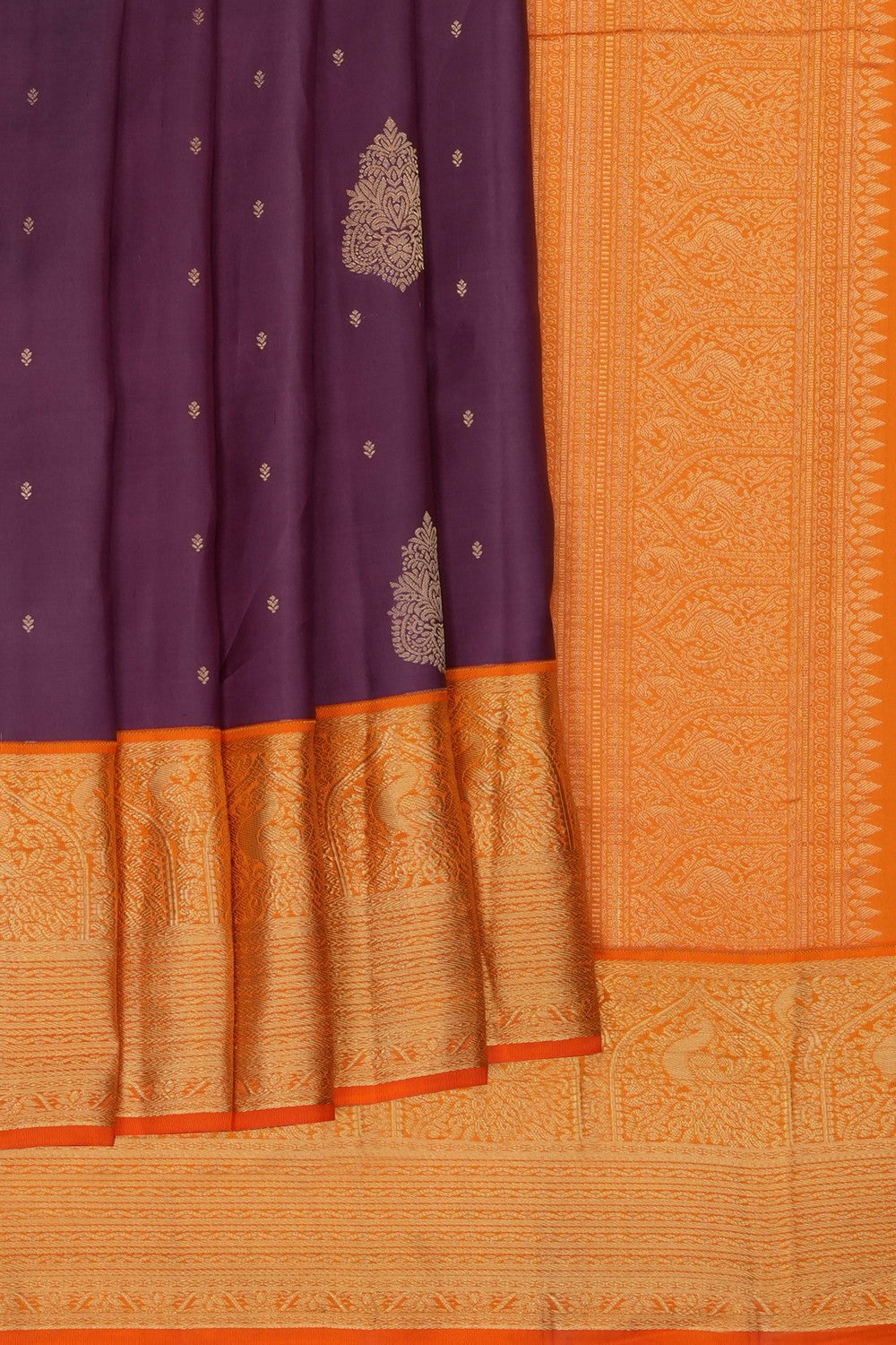 Image of Violet South Silk Saree