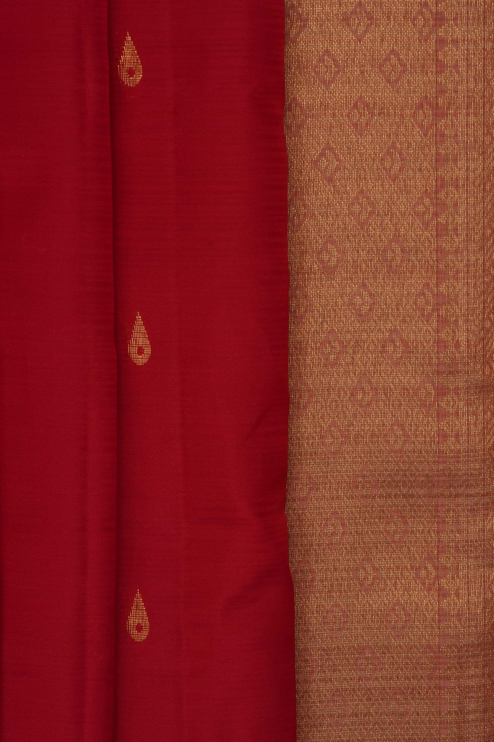 Image of Red South Silk Saree