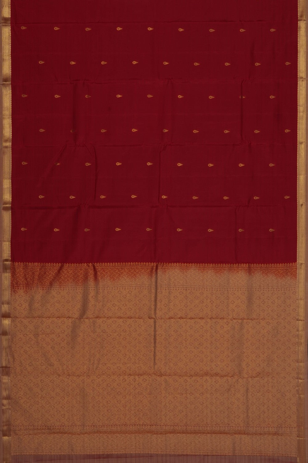 Image of Red South Silk Saree
