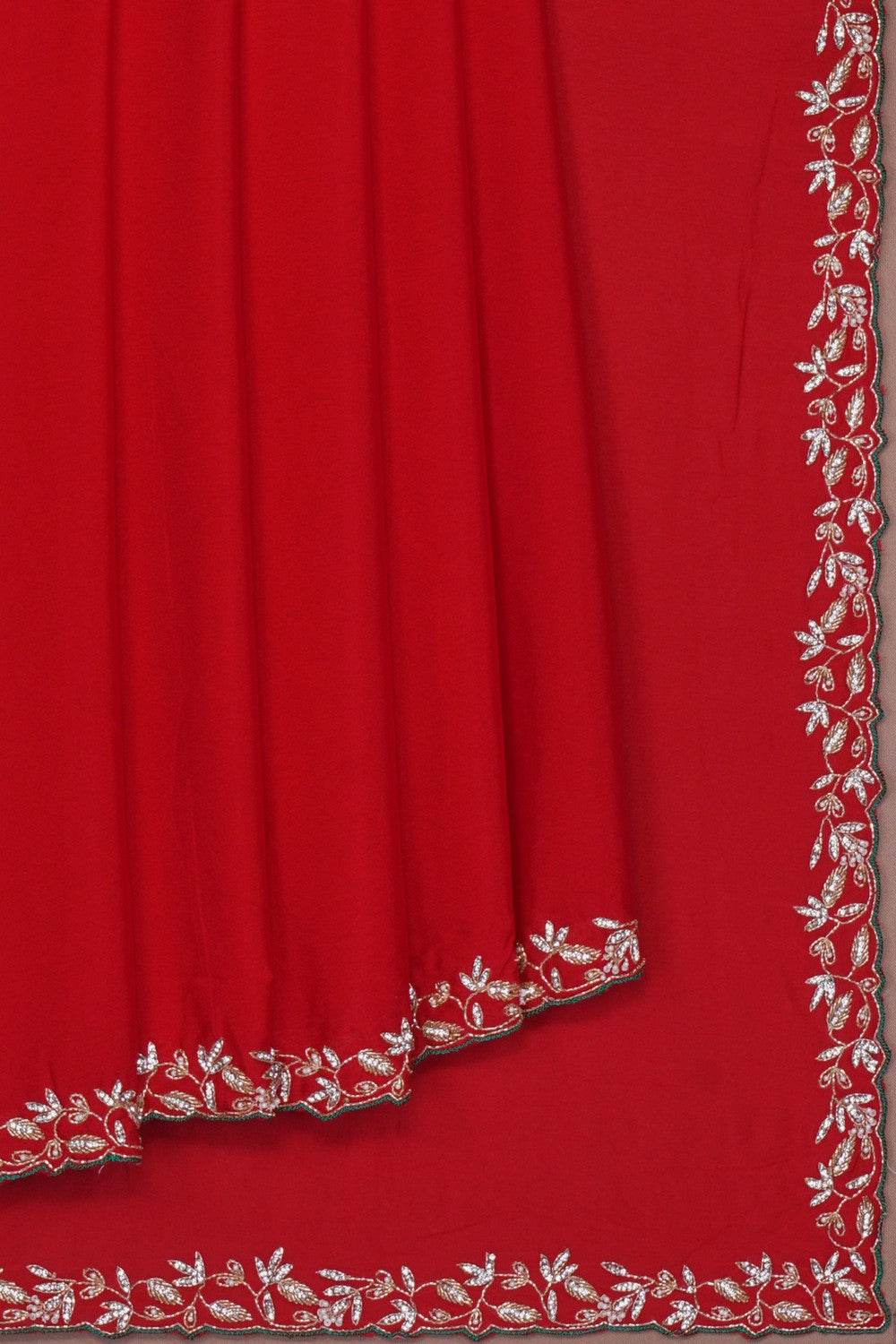 Image of Skillfully Embroidered Onto The Drape