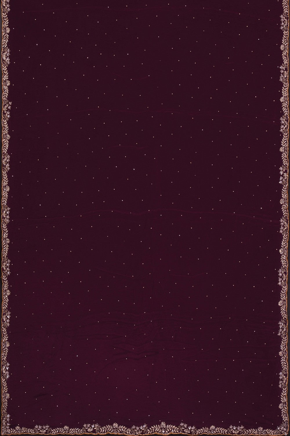Image of Skillfully Embroidered Onto The Drape