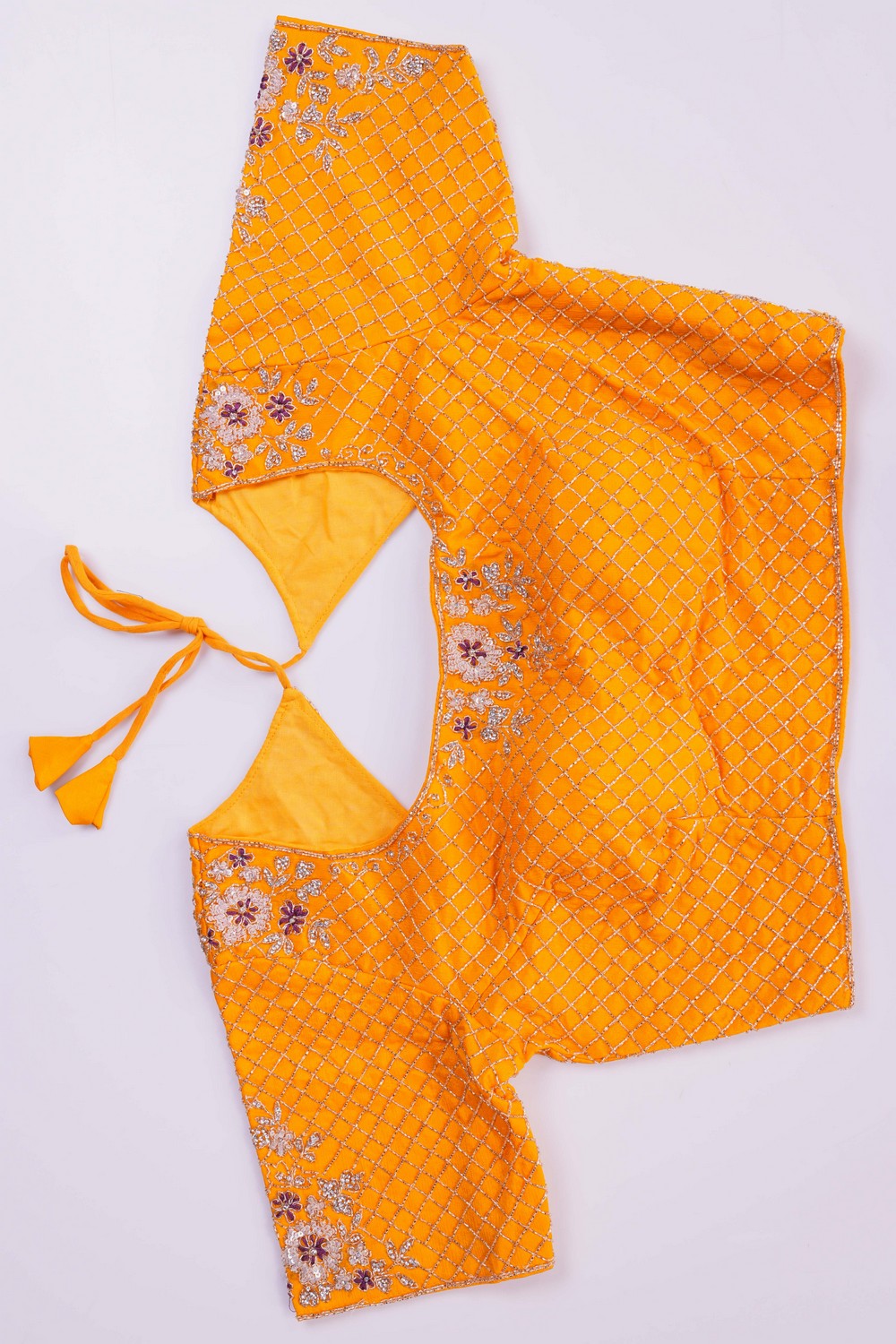 Image of Skillfully Embroidered Onto The Drape