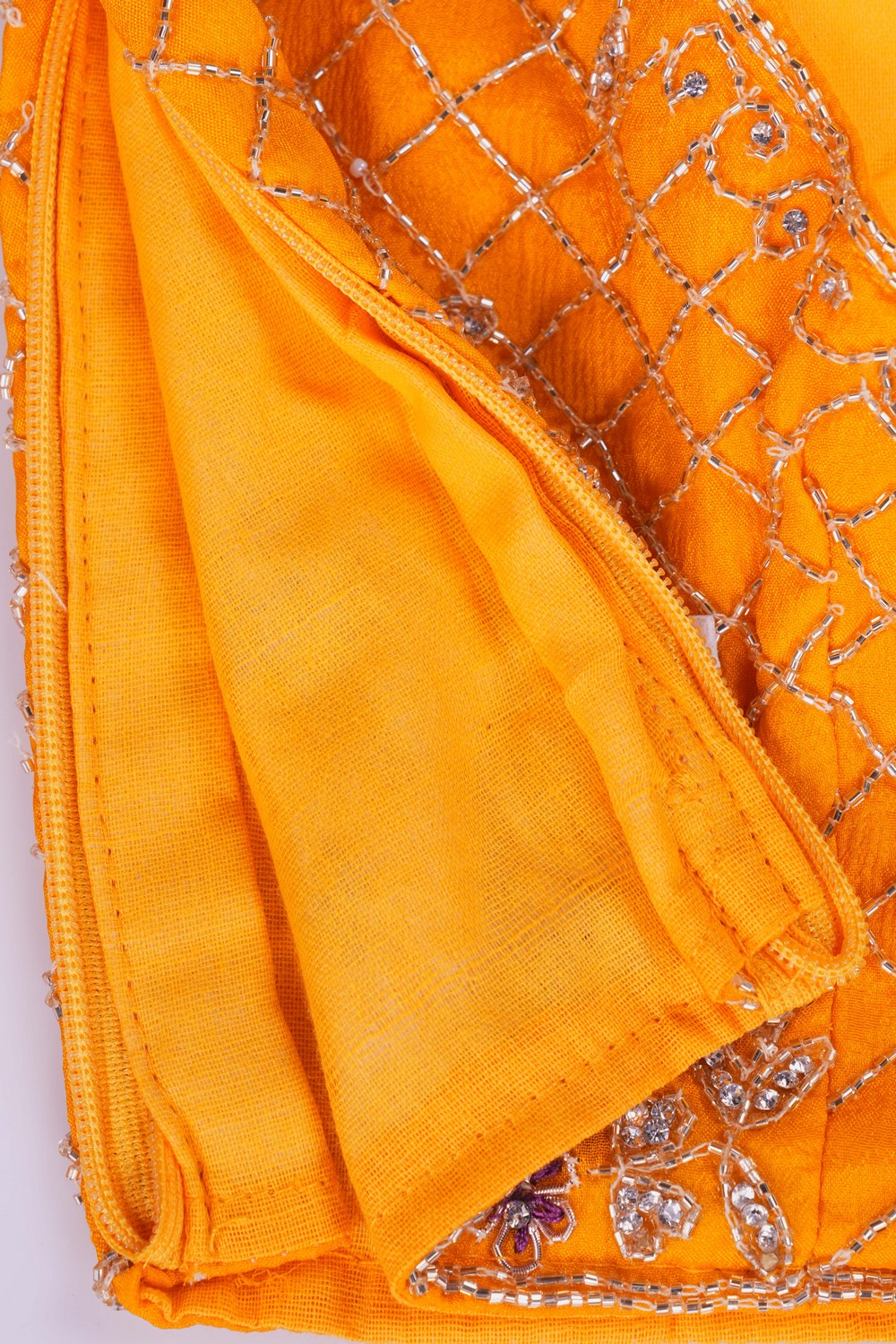 Image of Skillfully Embroidered Onto The Drape