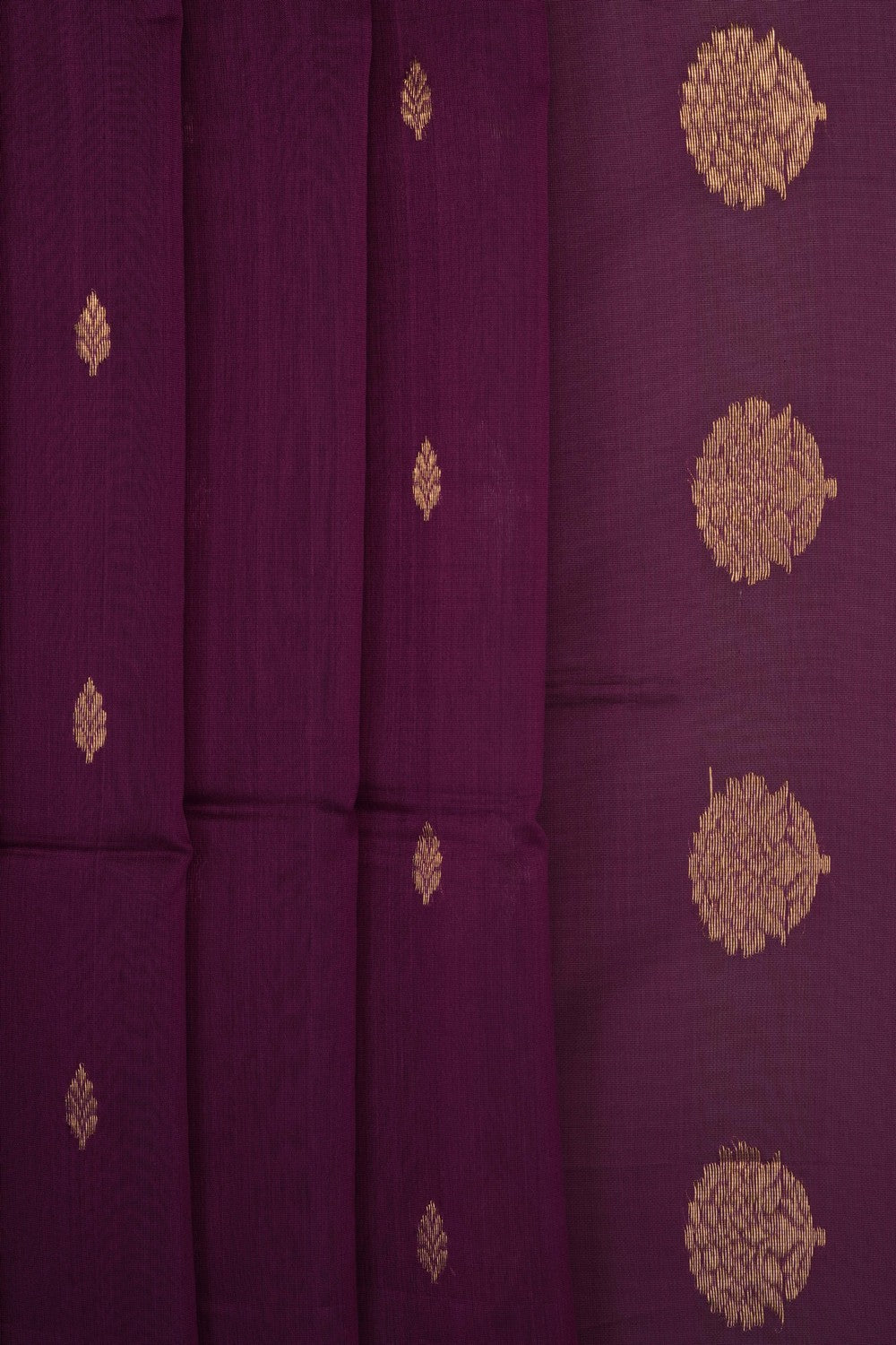 Image of Purple Maheshwari Saree