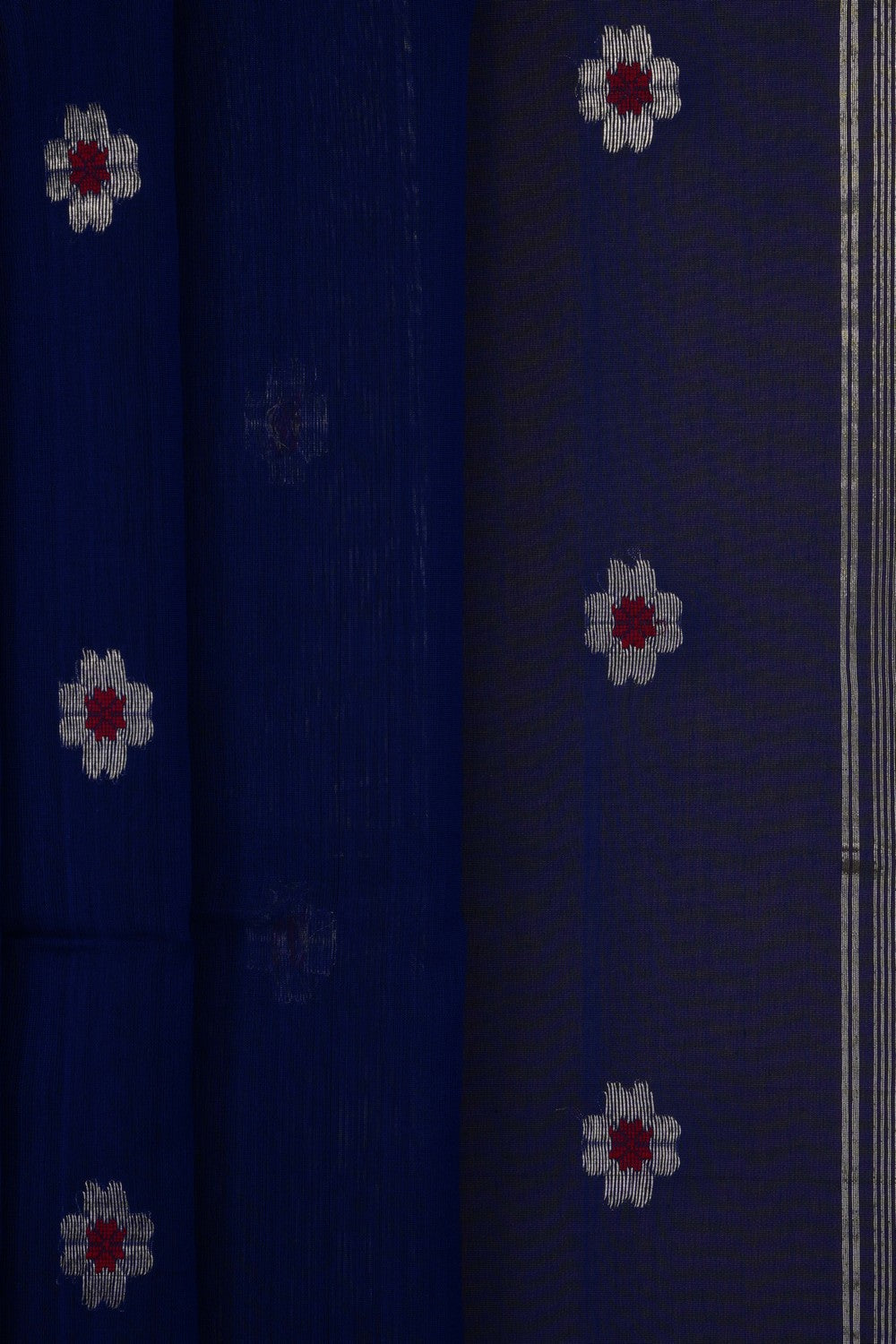 Image of Indigo Blue Maheshwari Saree