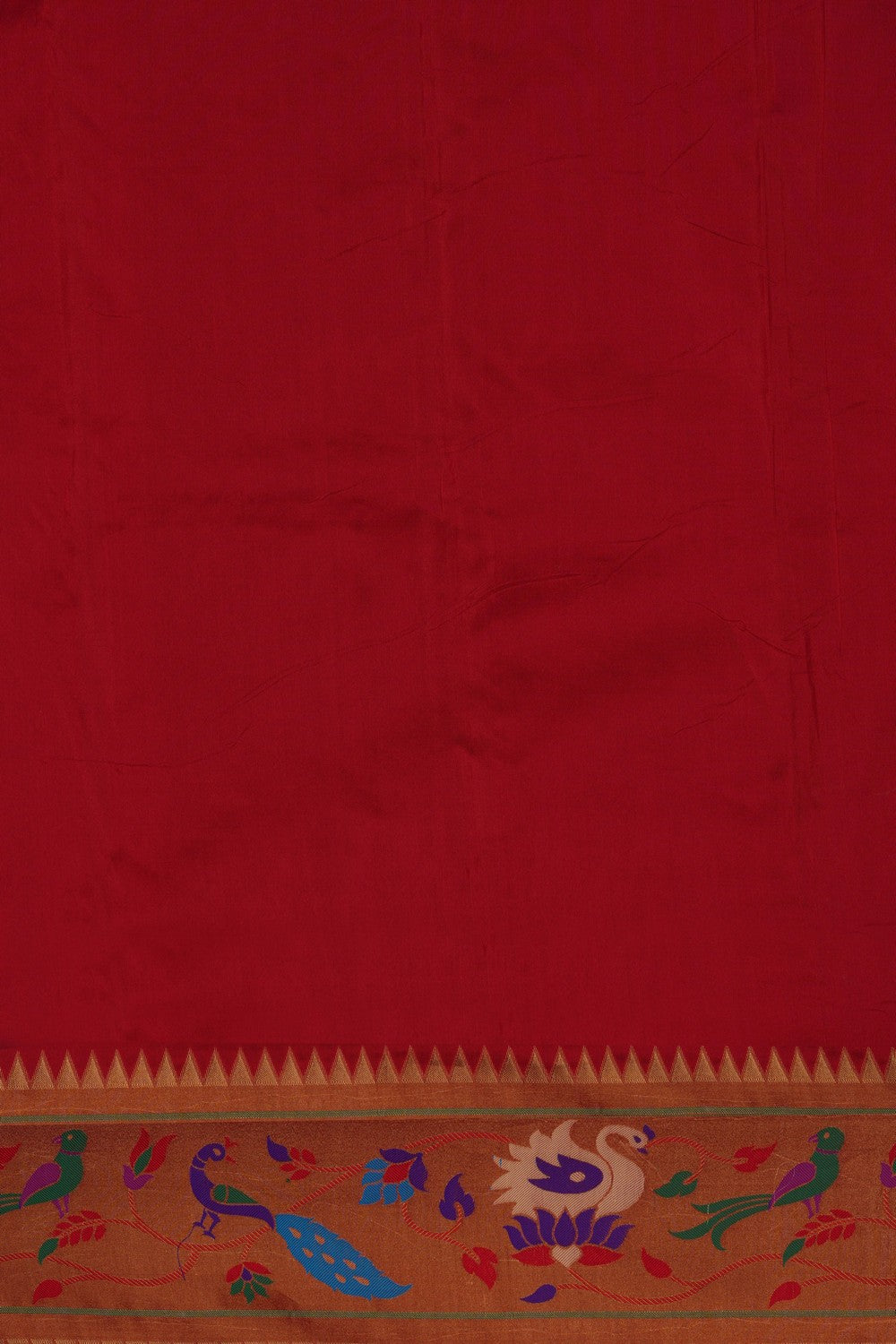 Image of Red Paithani Silk Saree