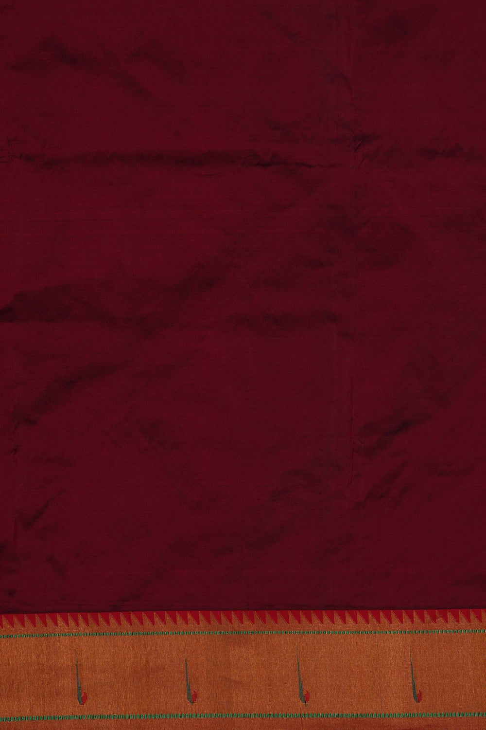 Image of Maroon Paithani Silk Saree