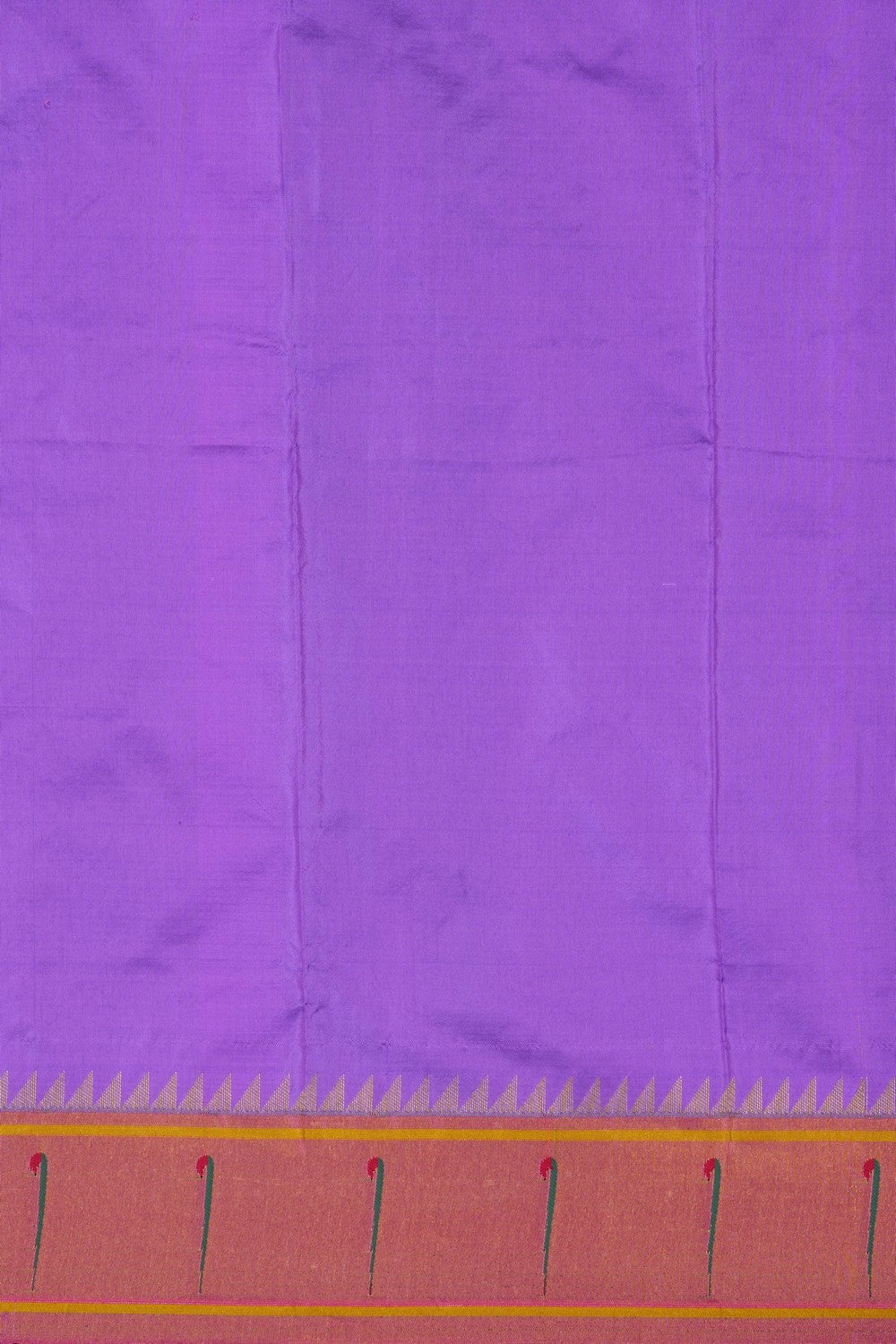 Image of Lavender-Purple Paithani Silk Saree