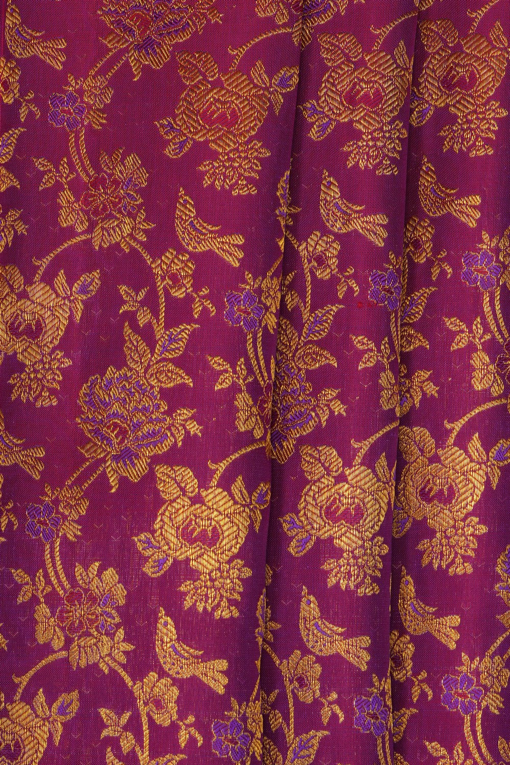 Image of Magenta Kanchipattu Brocade Saree